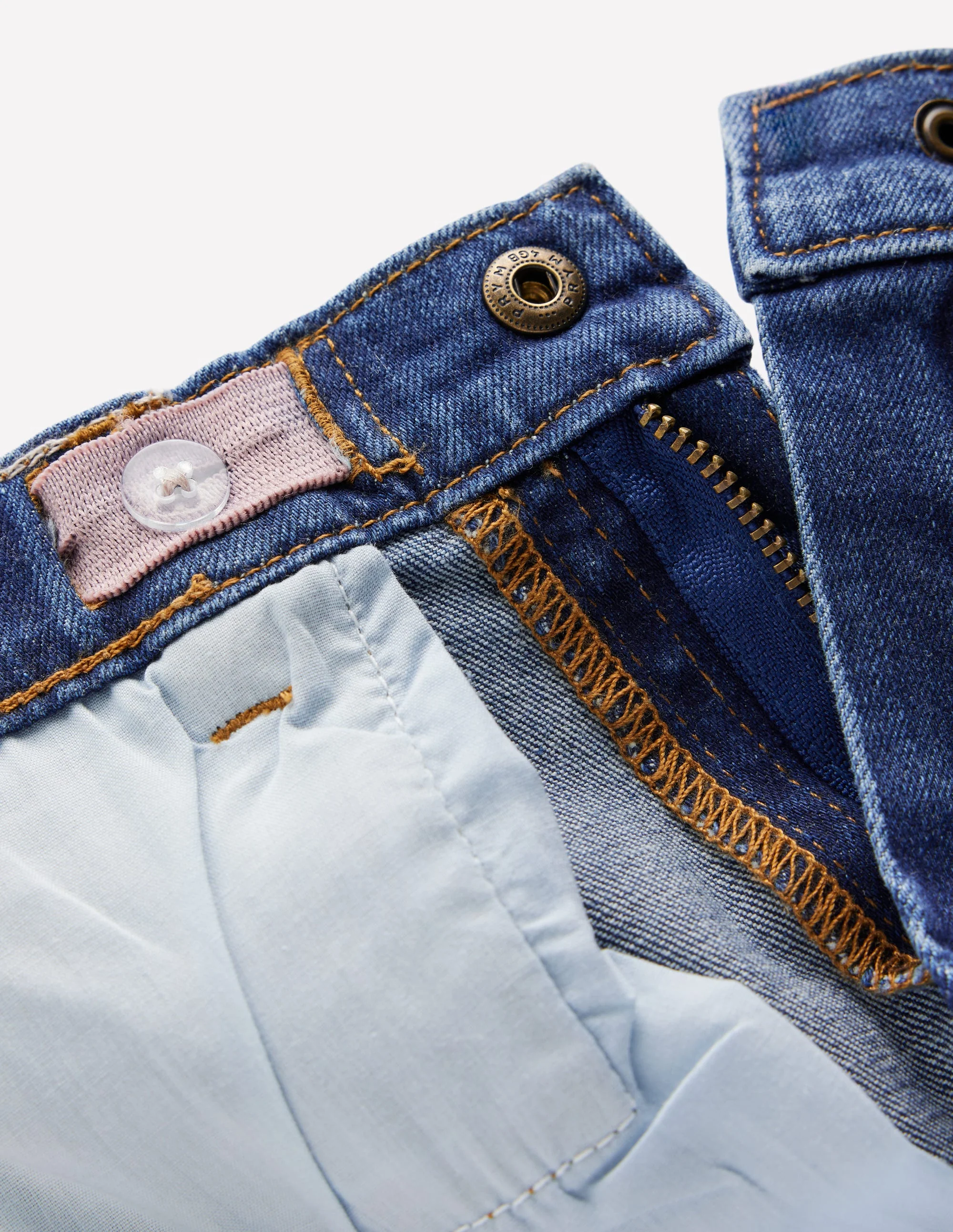 Wide Leg Jean-Heart Checkerboard Denim - Image 4