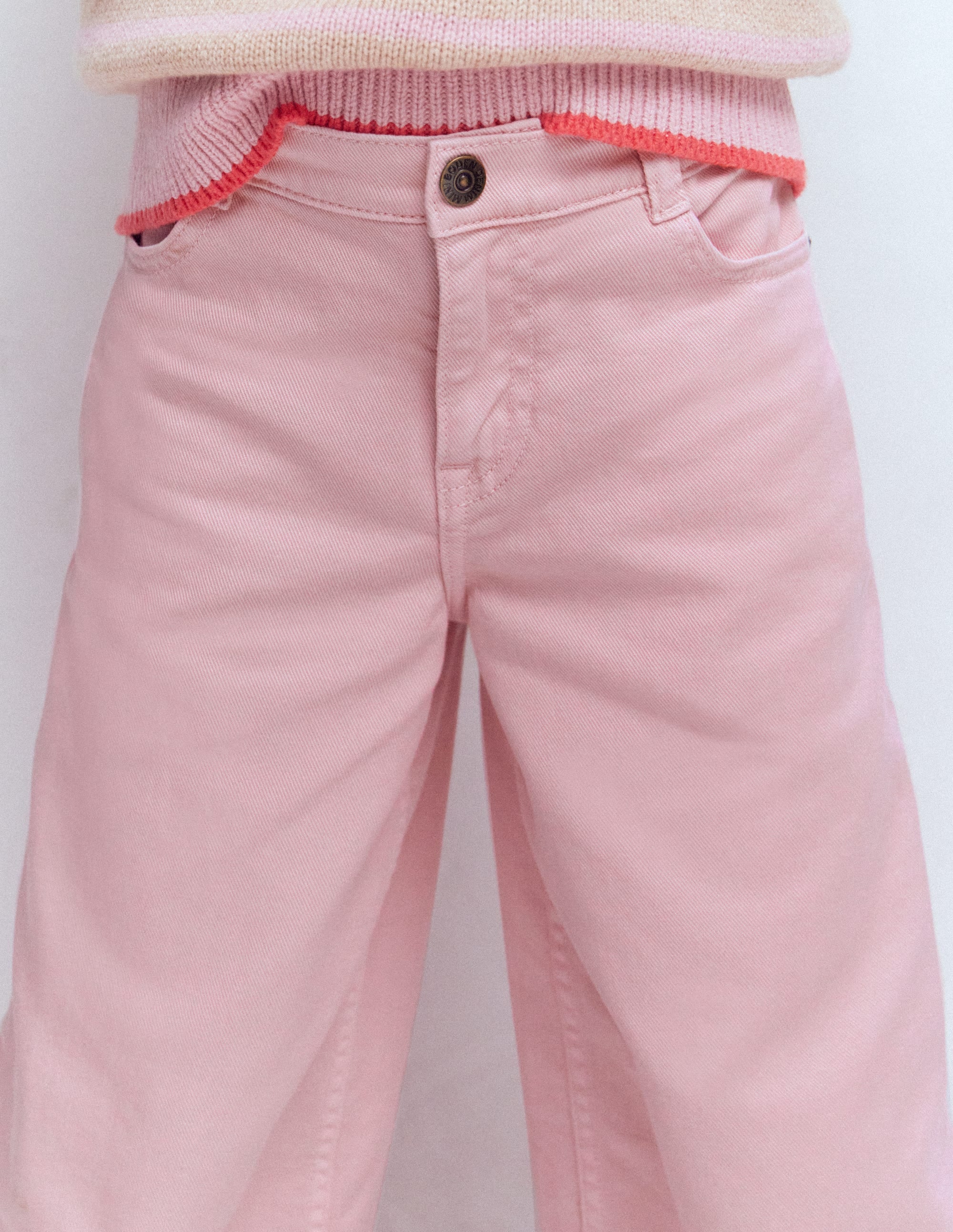 Wide Leg Jean-Pink - Image 2