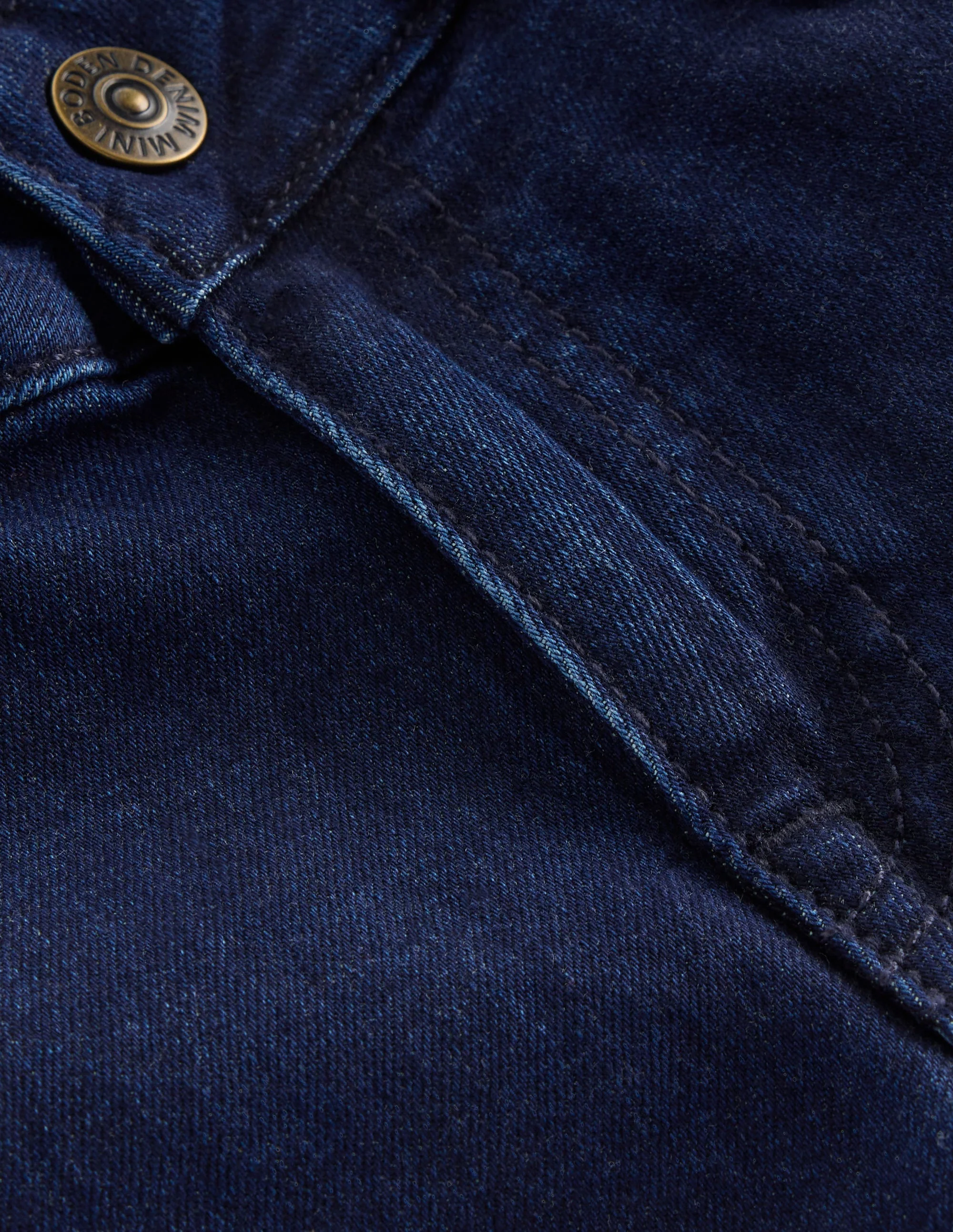 Wide Leg Jeans-Dark Vintage Blue - Image 3