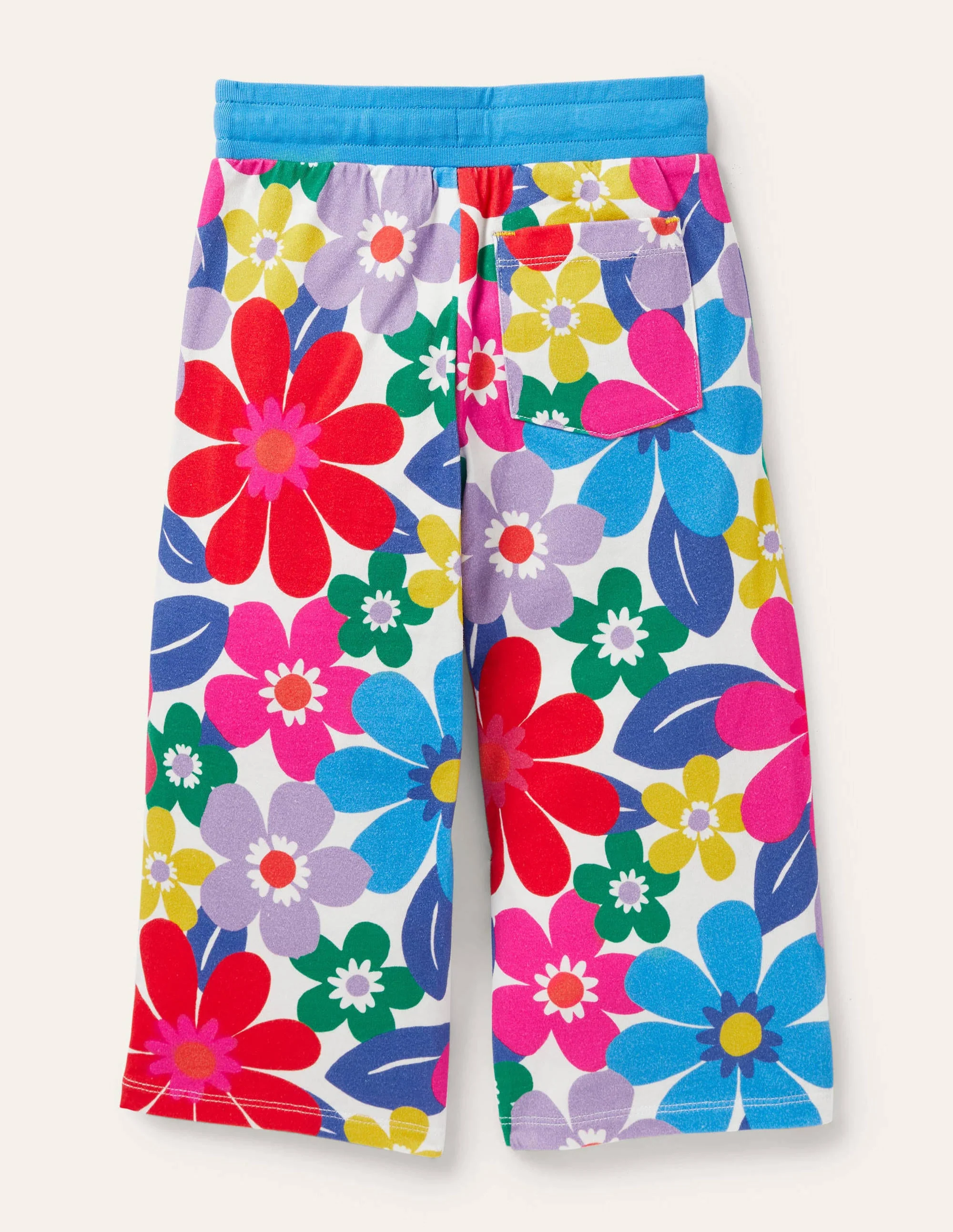 Wide Leg Jersey Trouser-Multi Surf Floral - Image 2