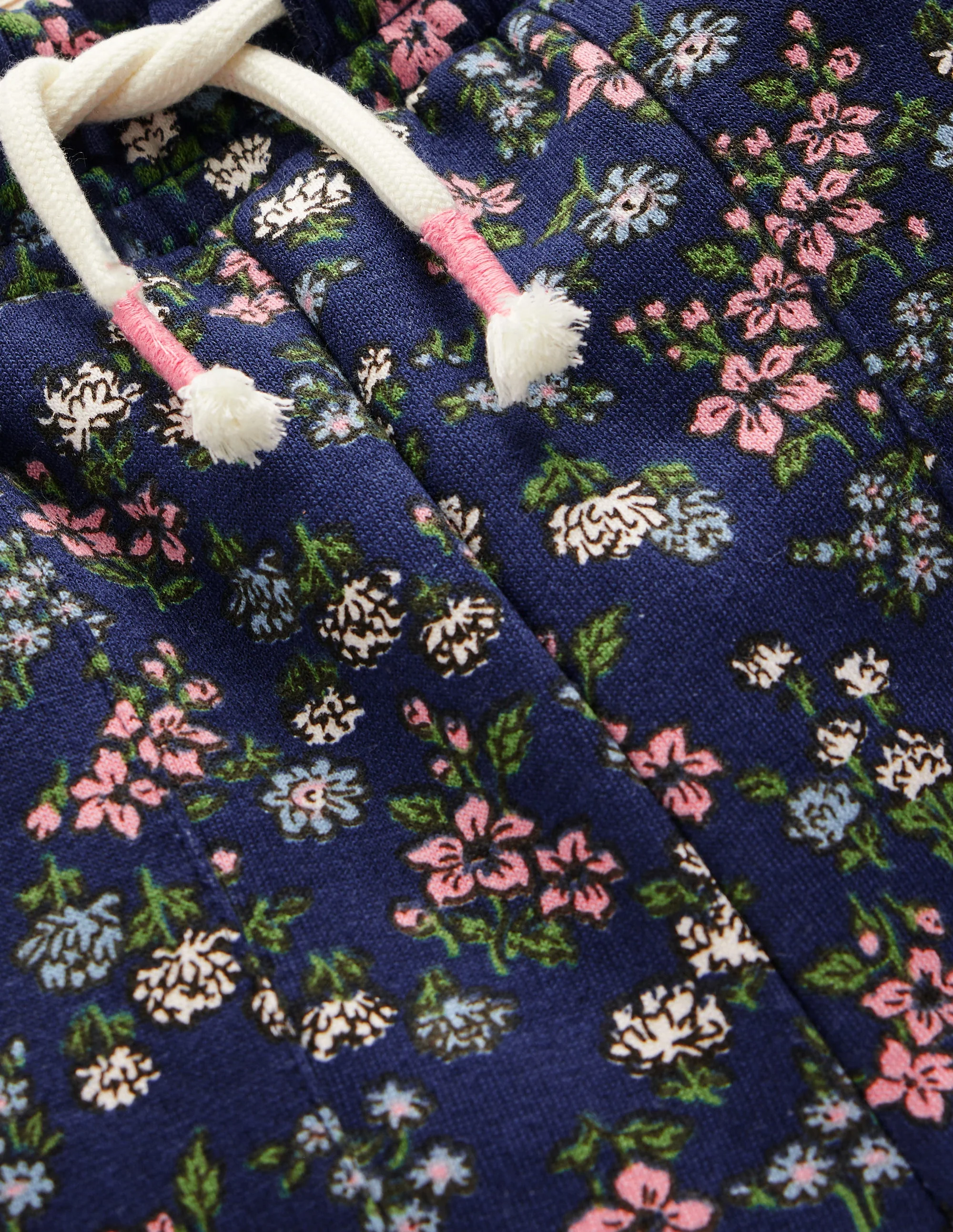 Wide Leg Printed Jogger-Starboard Blue Meadow Floral - Image 3