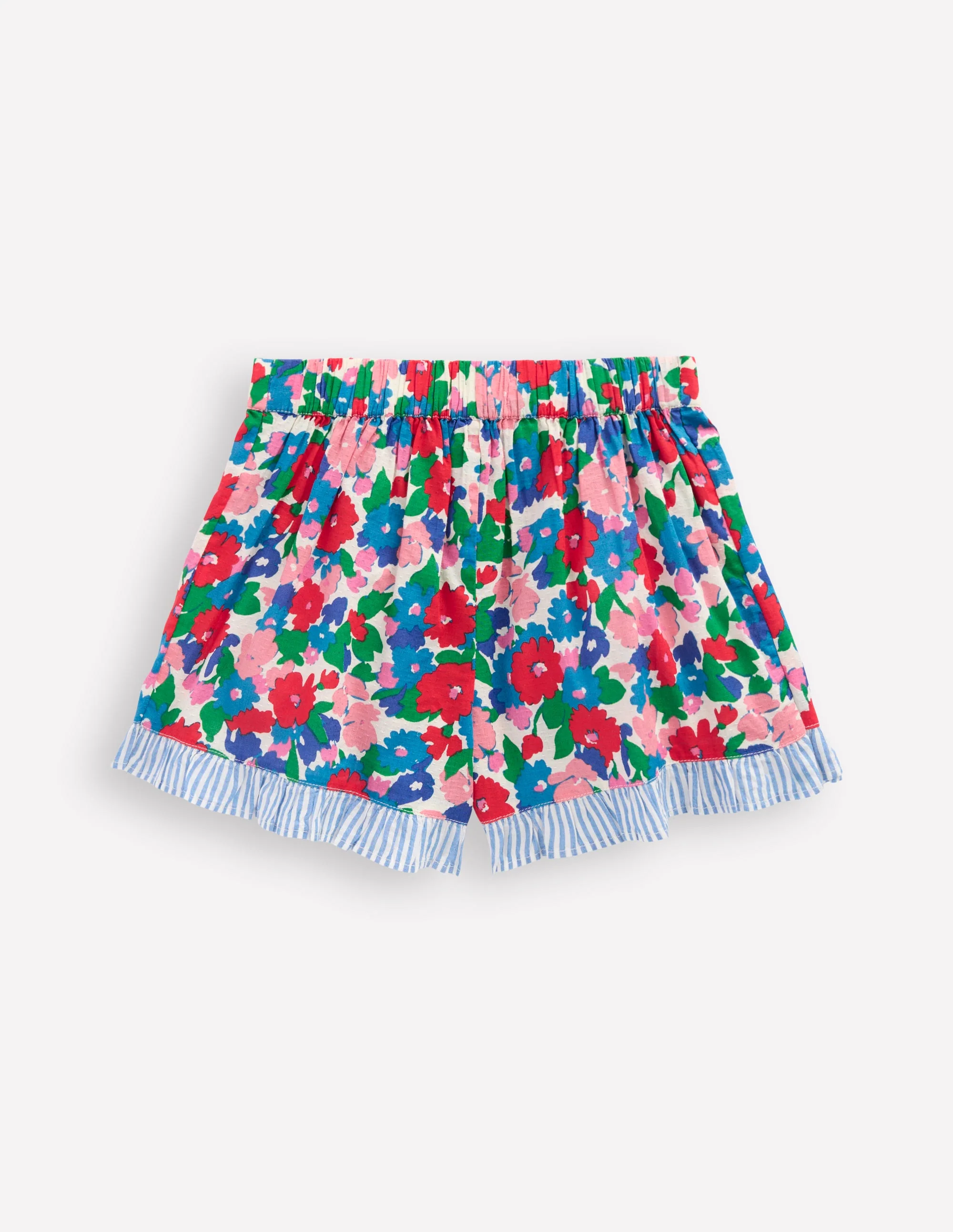 Wrap Frill Skort-Multi Flower Bunch - Image 2