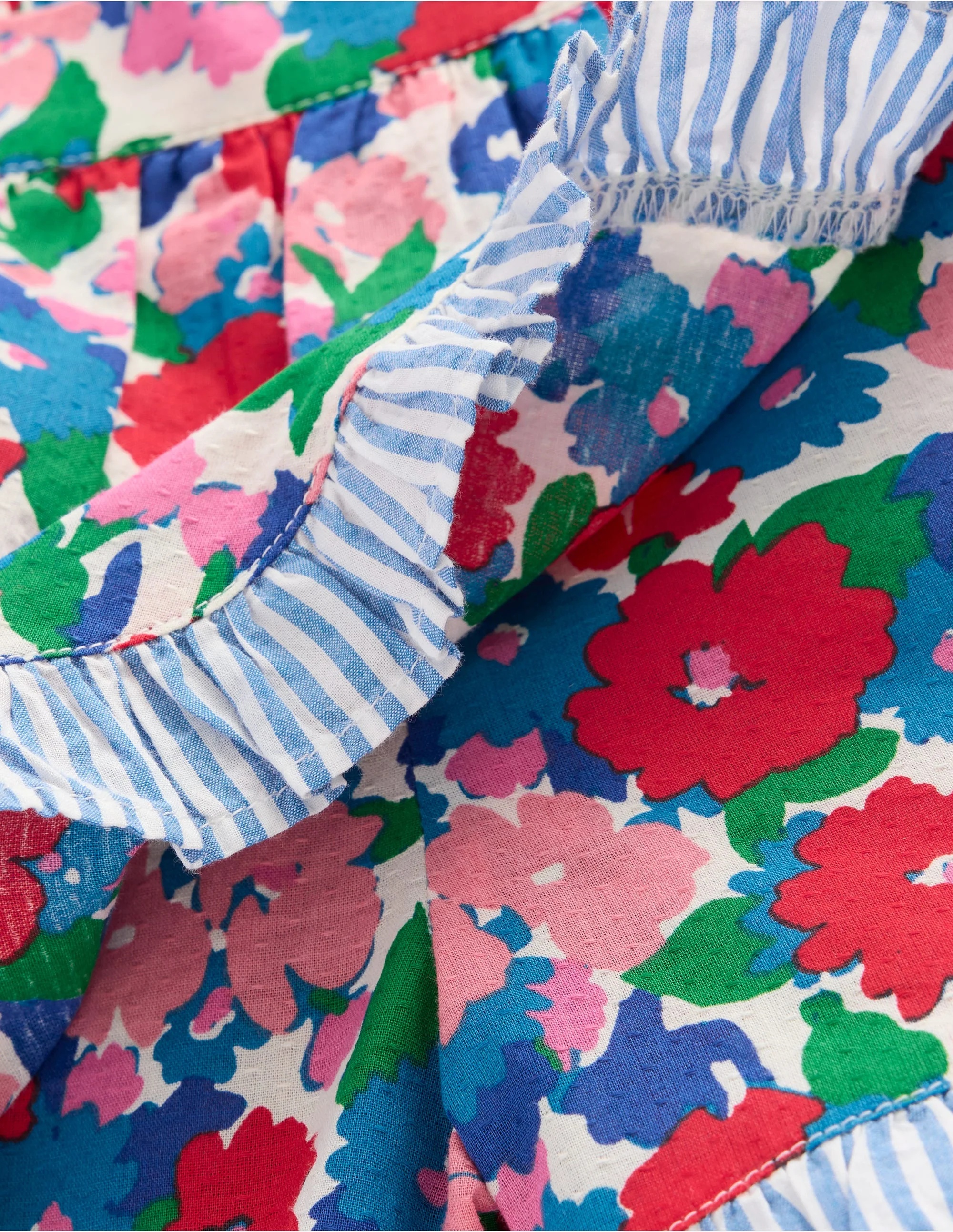 Wrap Frill Skort-Multi Flower Bunch - Image 3