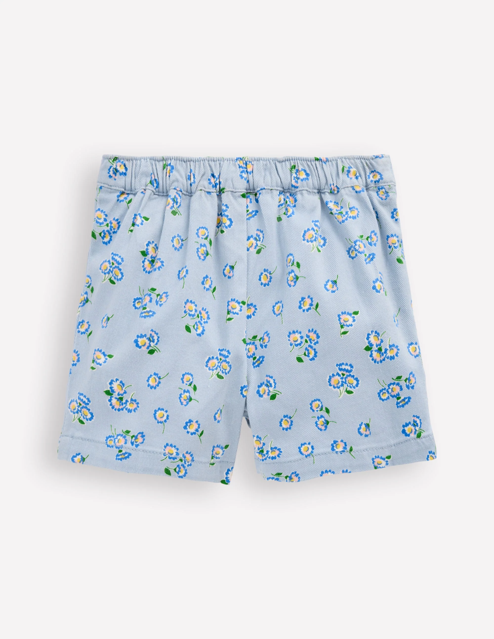 Wrap Woven Skort-Misty Blue Daisy - Image 2