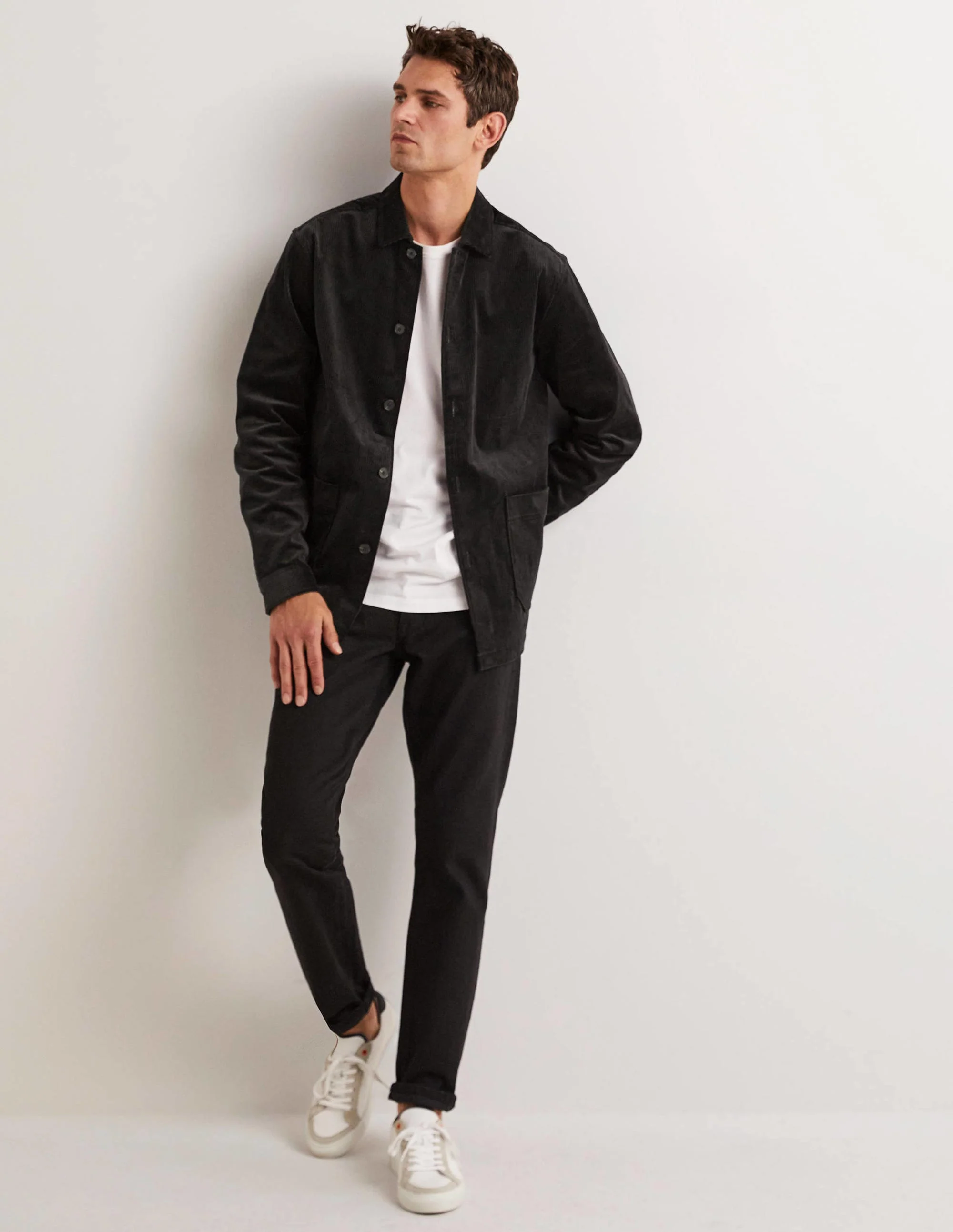 Chunky Cord Shacket-Dark Grey - Image 8