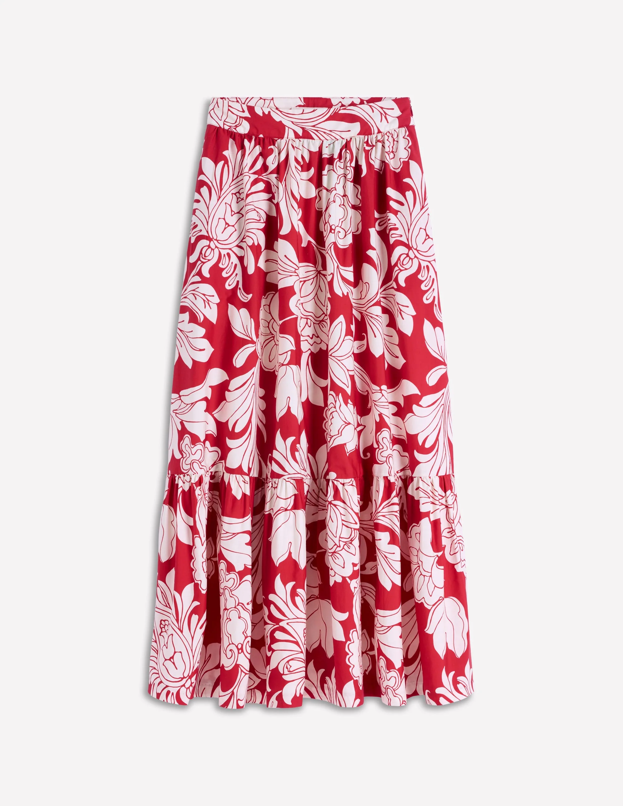 Abigail Poplin Maxi Skirt-Botanical Flourish - Image 5