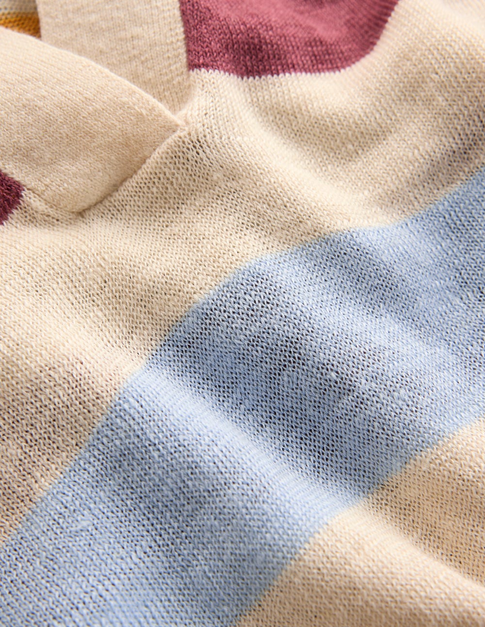 Agnes Collared Linen Jumper-Multi, Rainbow - Image 7
