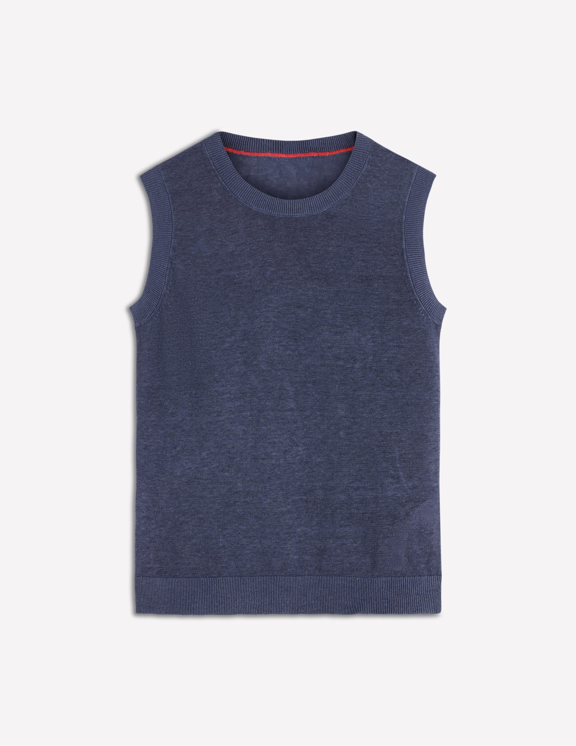 Agnes Linen Tank-Blue - Image 5