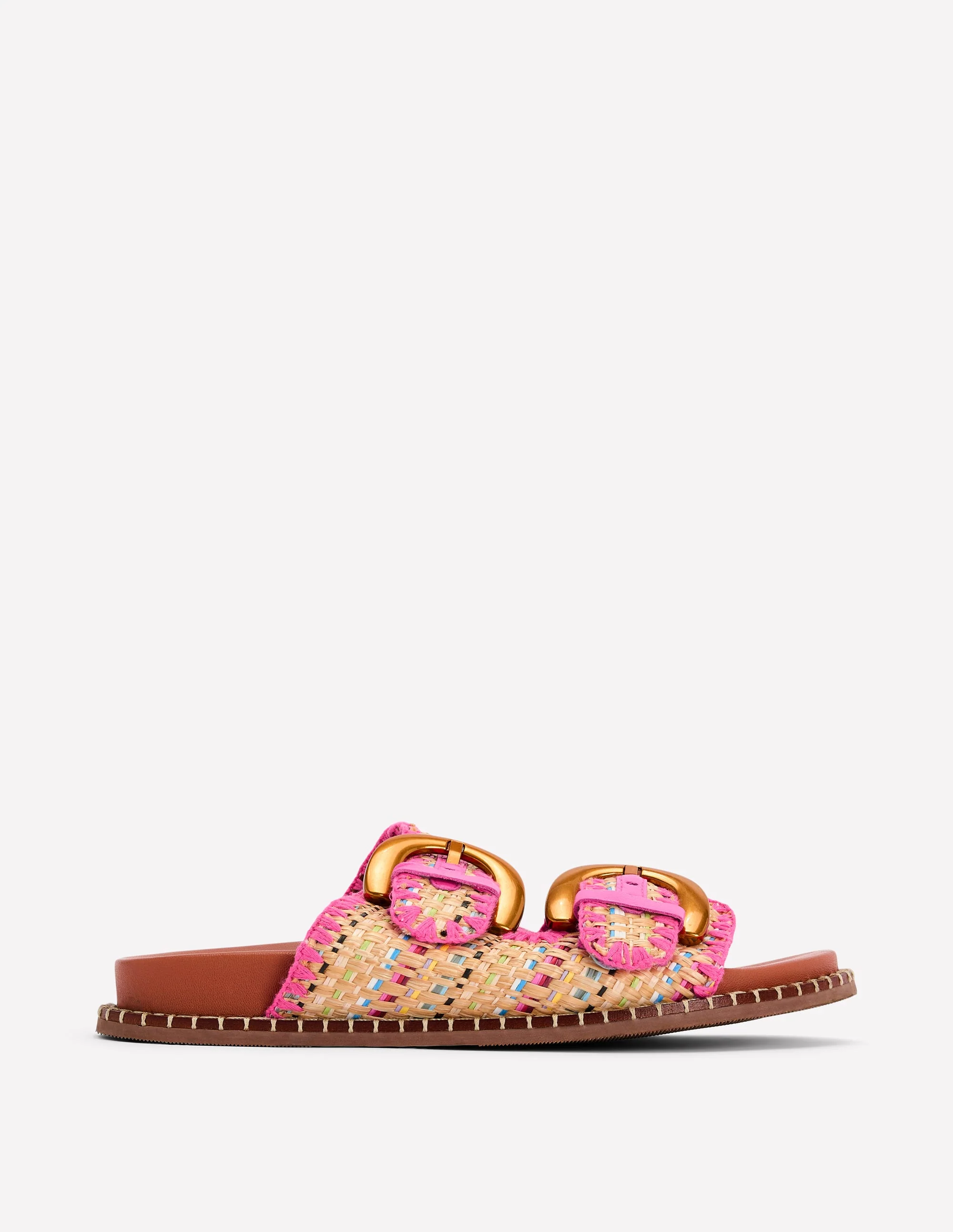 Alberta Footbed Sandal-Natural/Multi