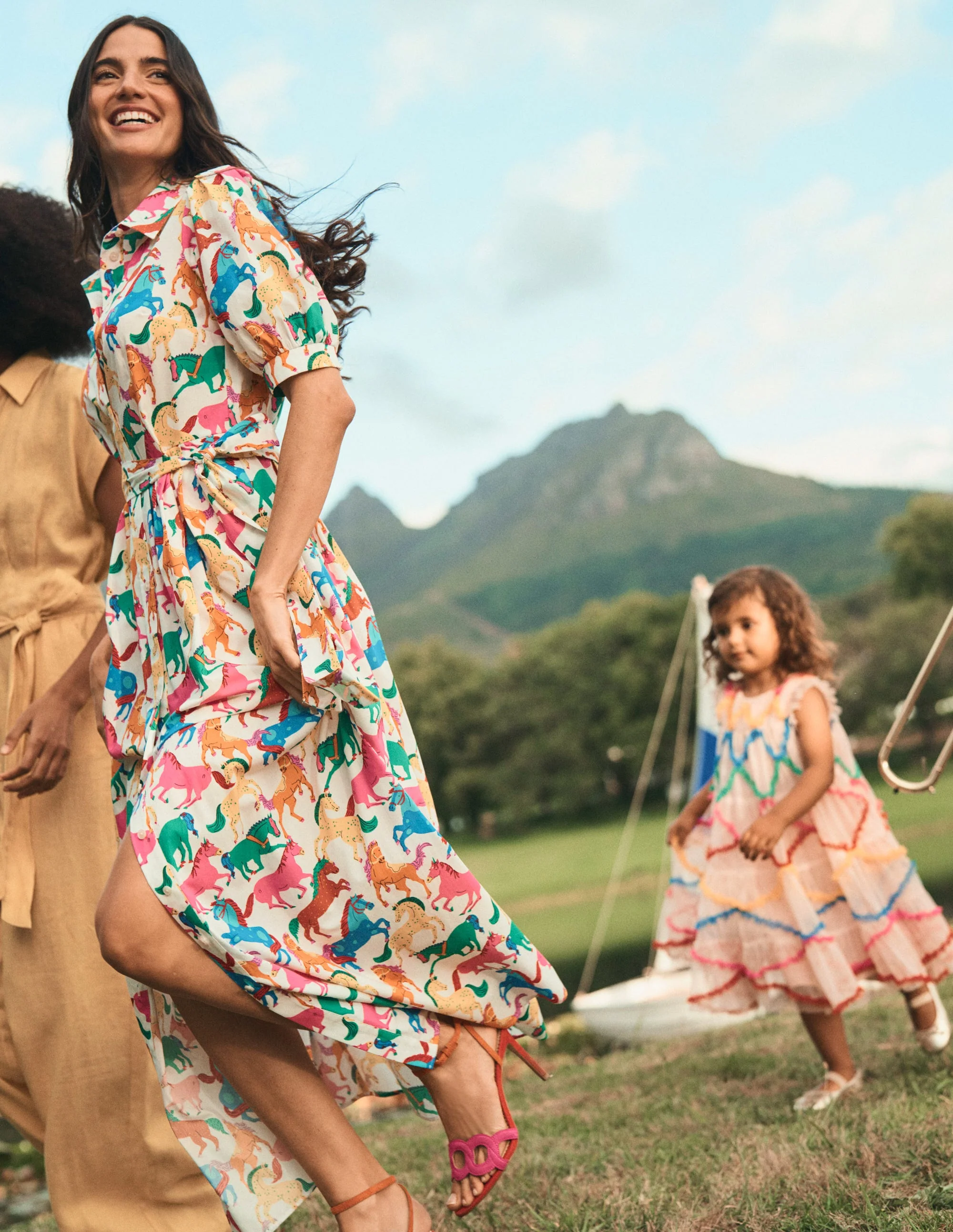 Alexa Maxi Shirt Dress-Multi, Pony Club - Image 2