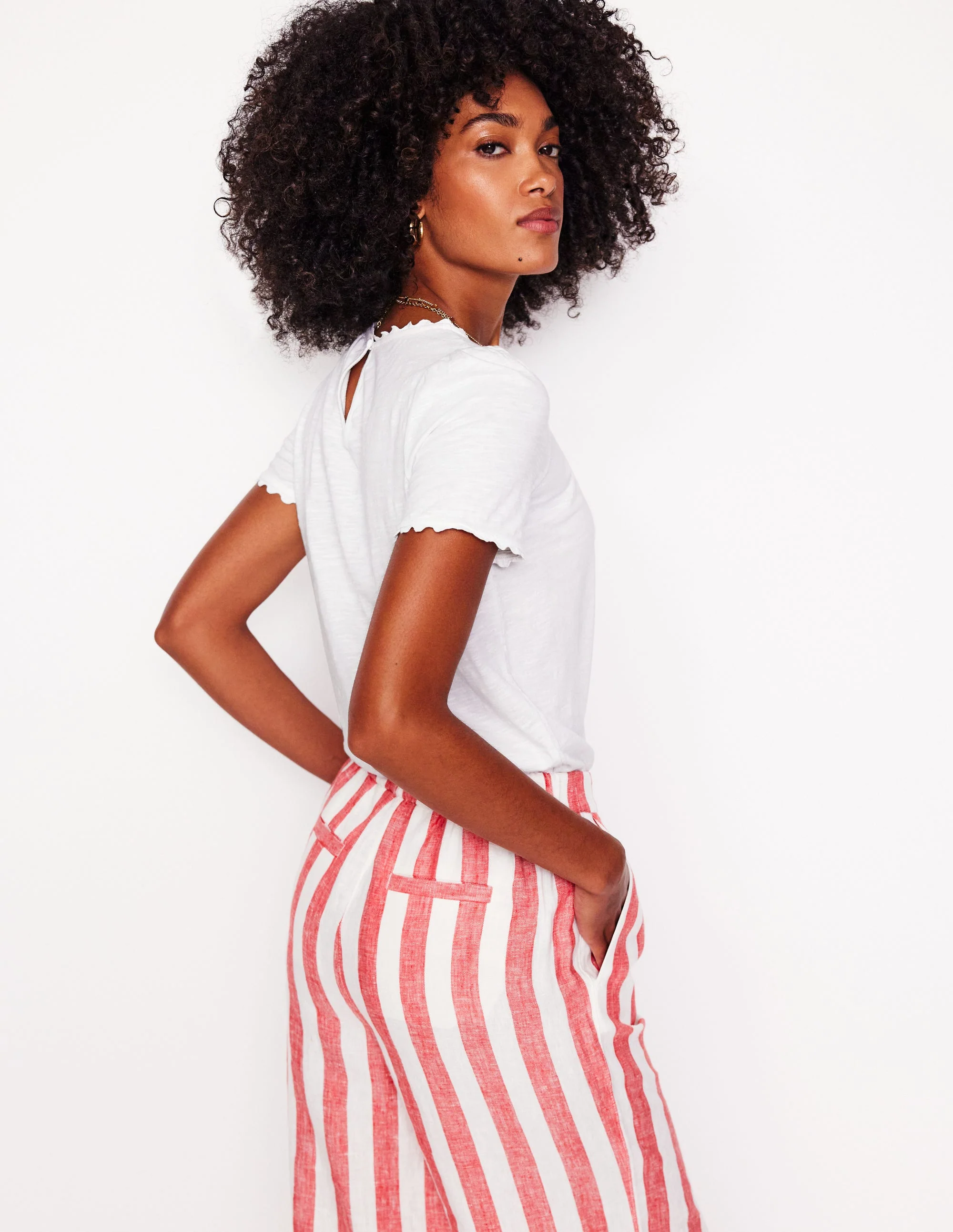 Ali Ricrac T-shirt-White - Image 3