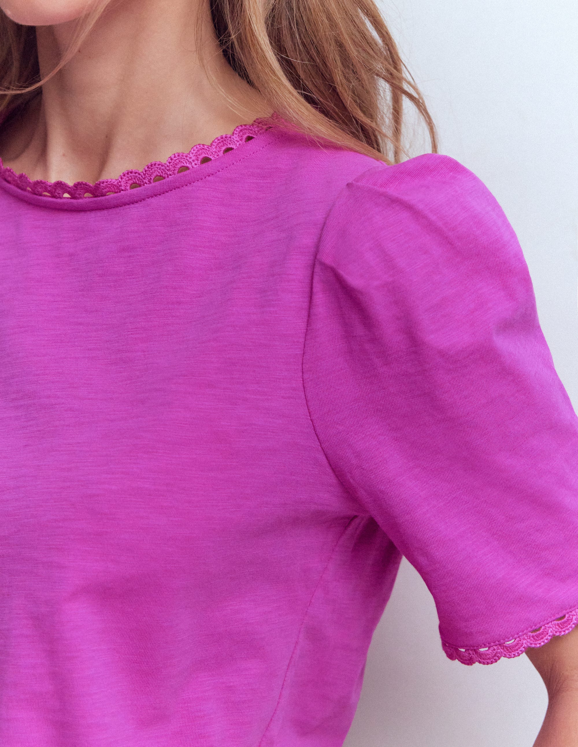 Ali Scallop T-Shirt-Passion Flower - Image 2
