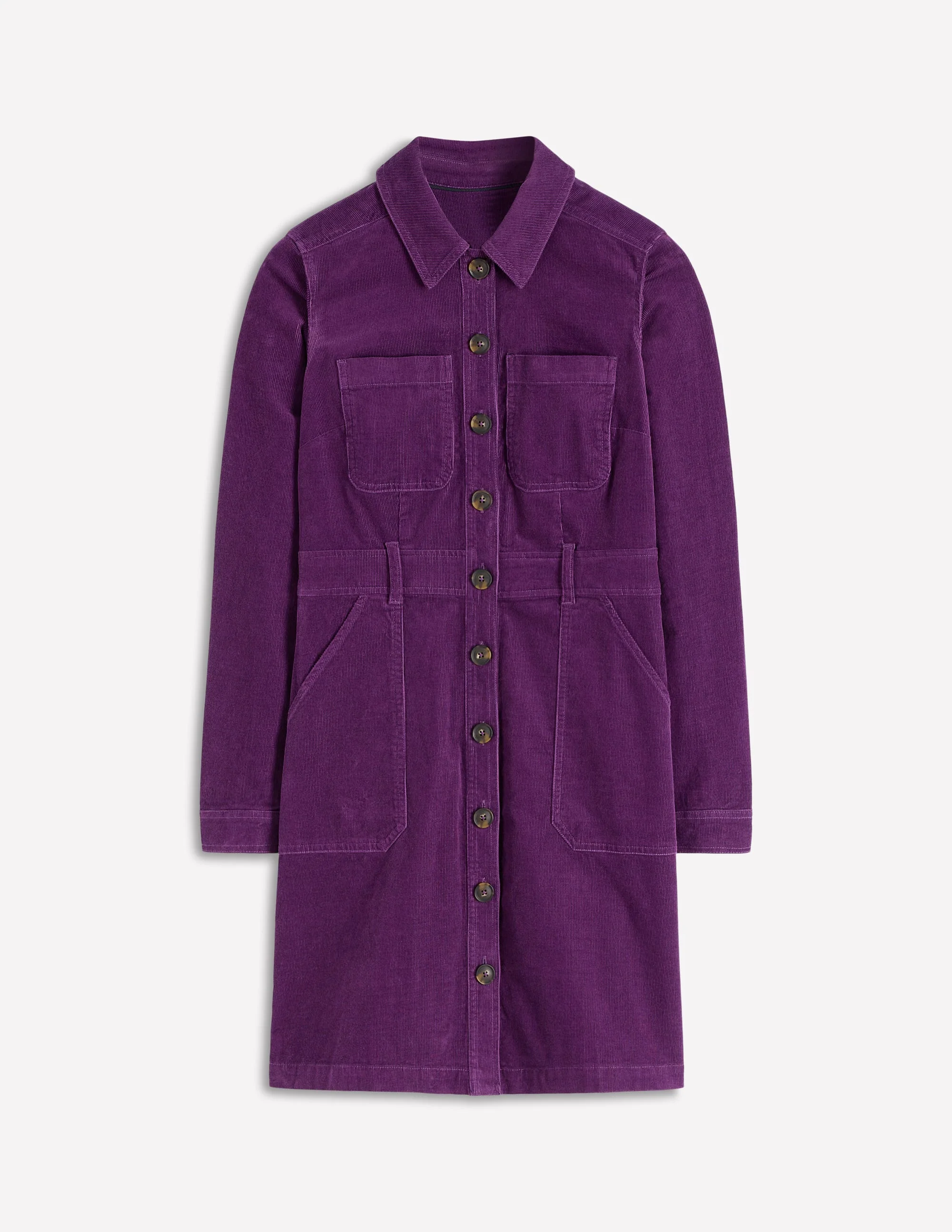 Amanda Cord Short Dress-Viola Purple - Image 5