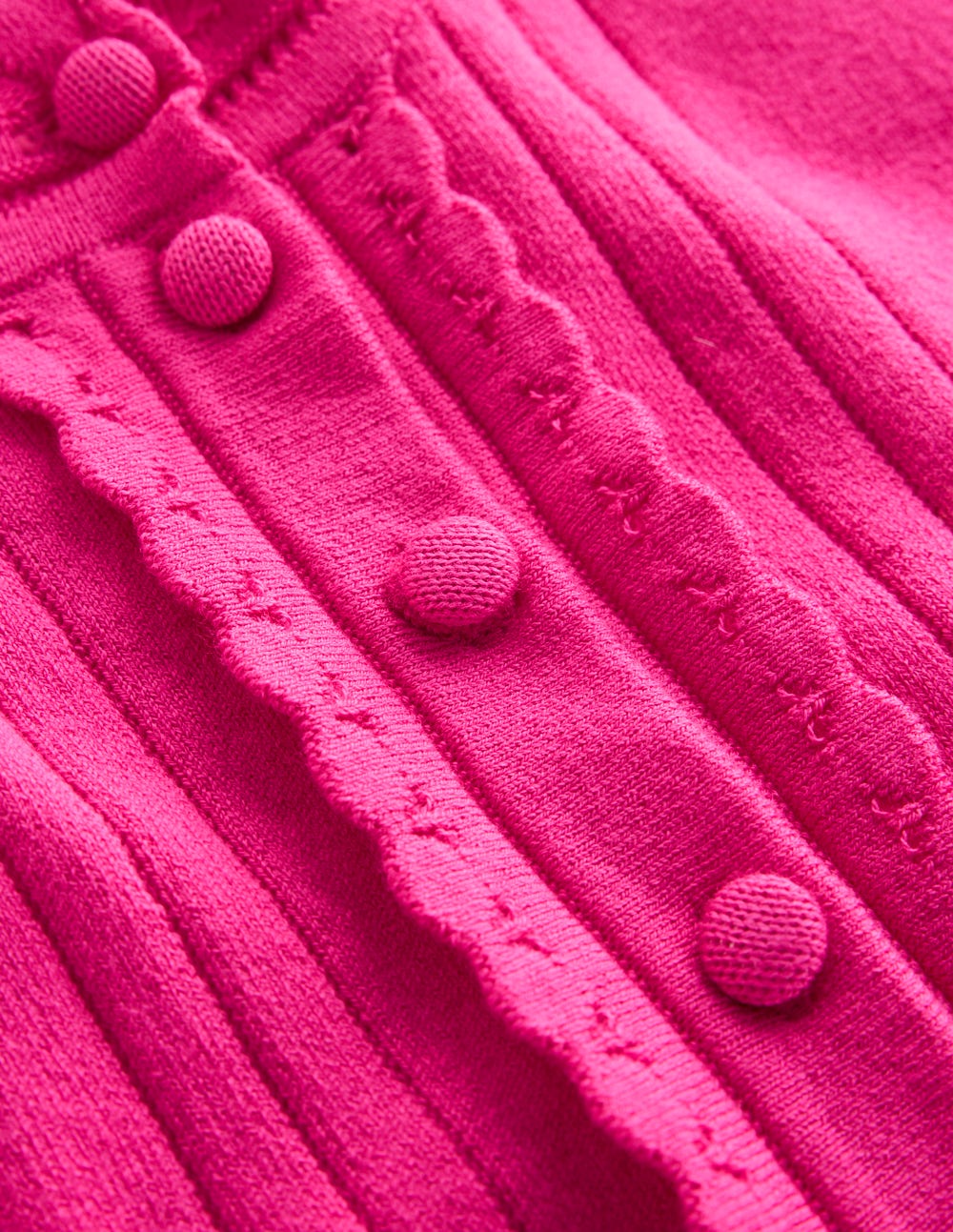 Angela Cotton Scallop Jumper-Pink Heather - Image 7