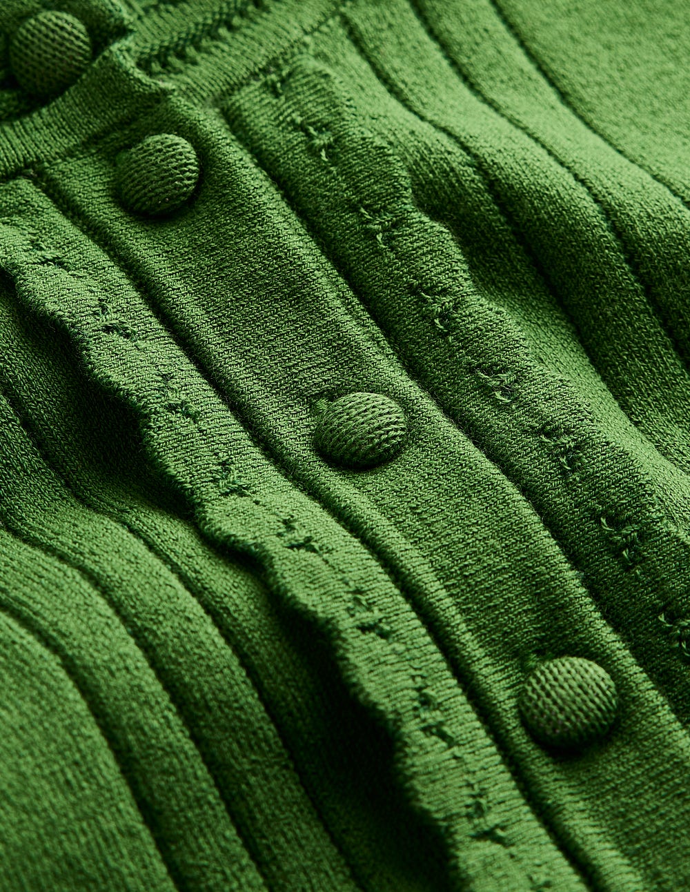 Angela Cotton Scallop Jumper-Promenade Green - Image 4
