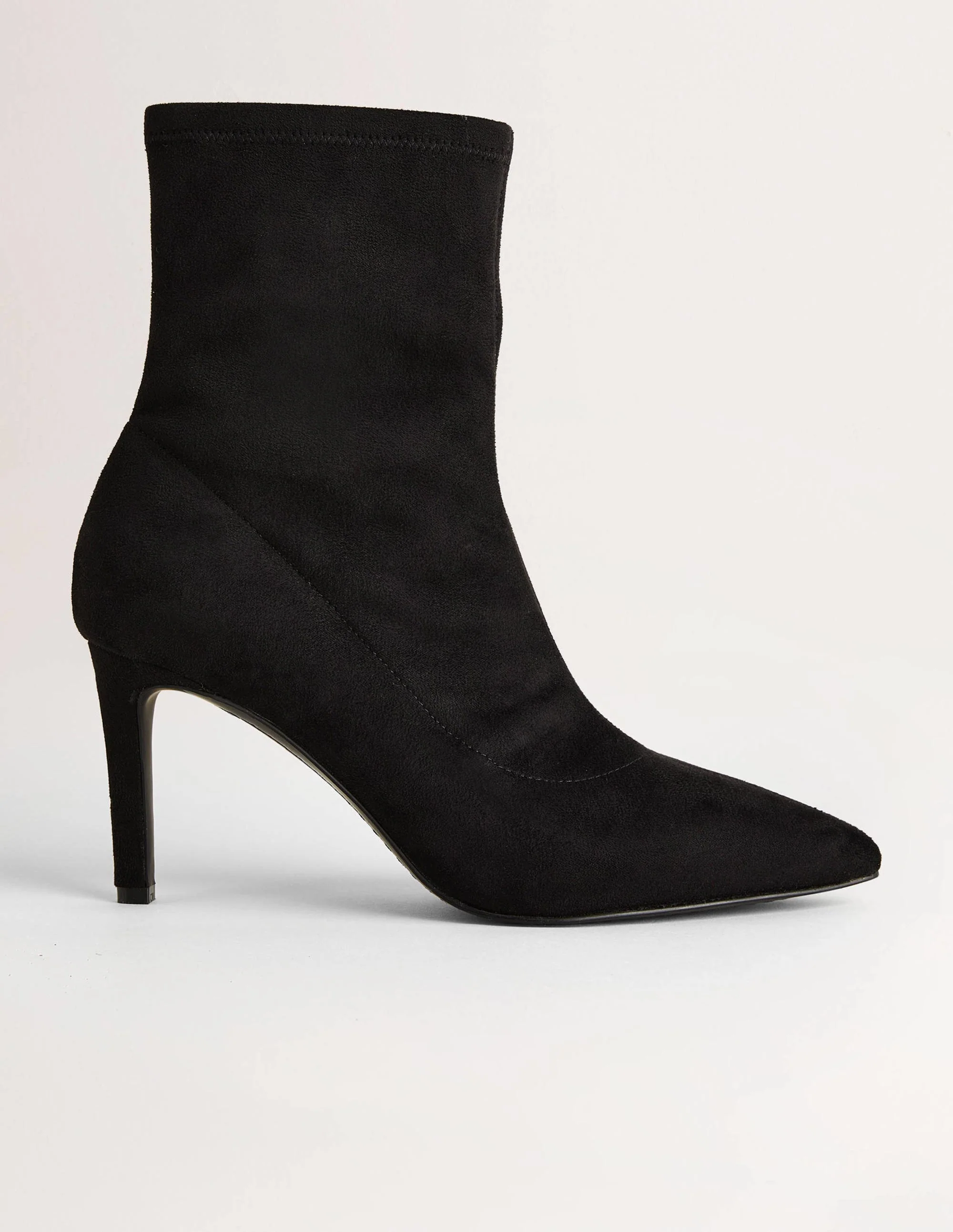 Ankle Stretch Boots-Black