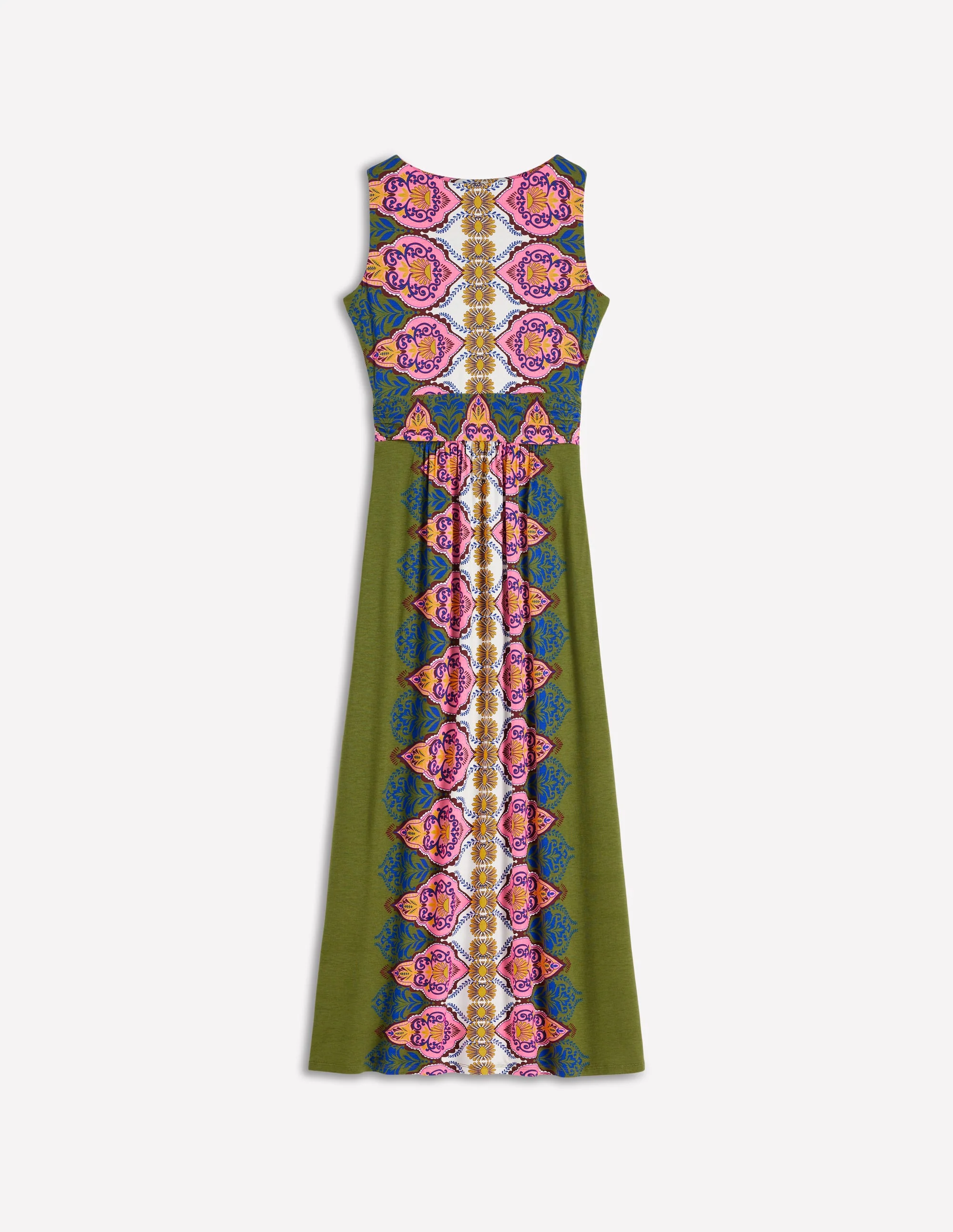 Antonia Jersey Maxi Dress-Multi, Ornamental Garden - Image 6