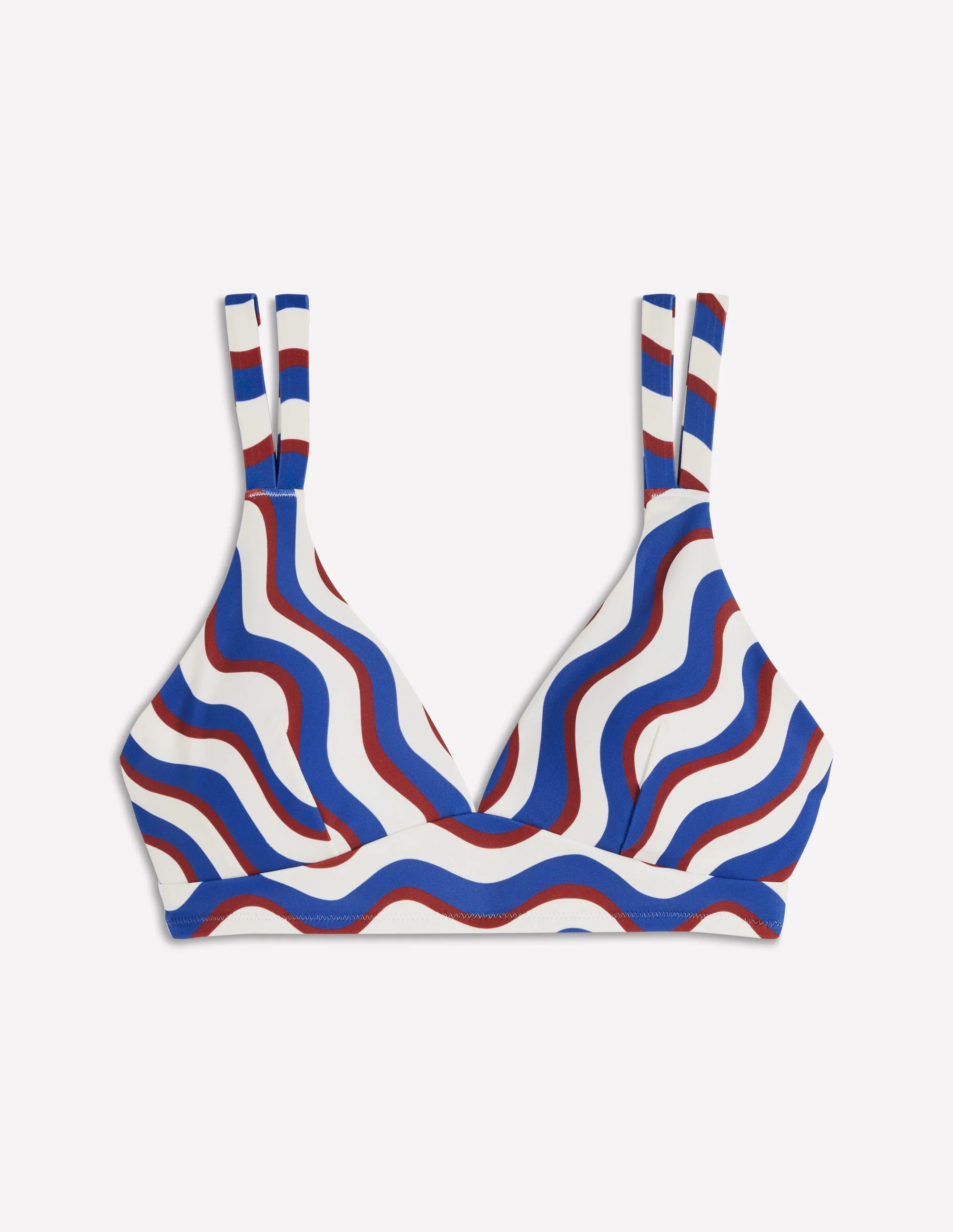 Arles Bikini Top-Multi, Wavy Stripe - Image 6
