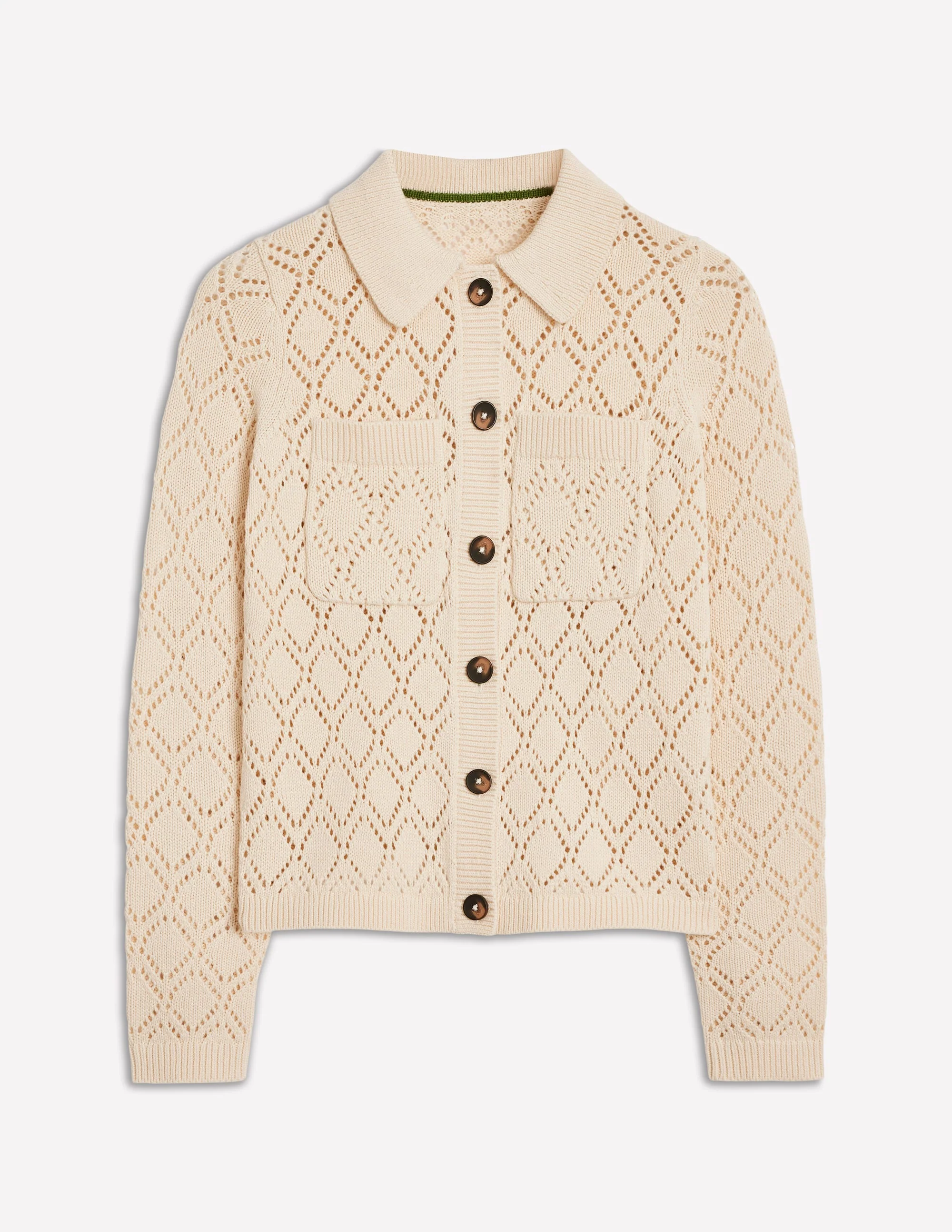 Astrid Knitted Shirt-Warm Ivory - Image 6
