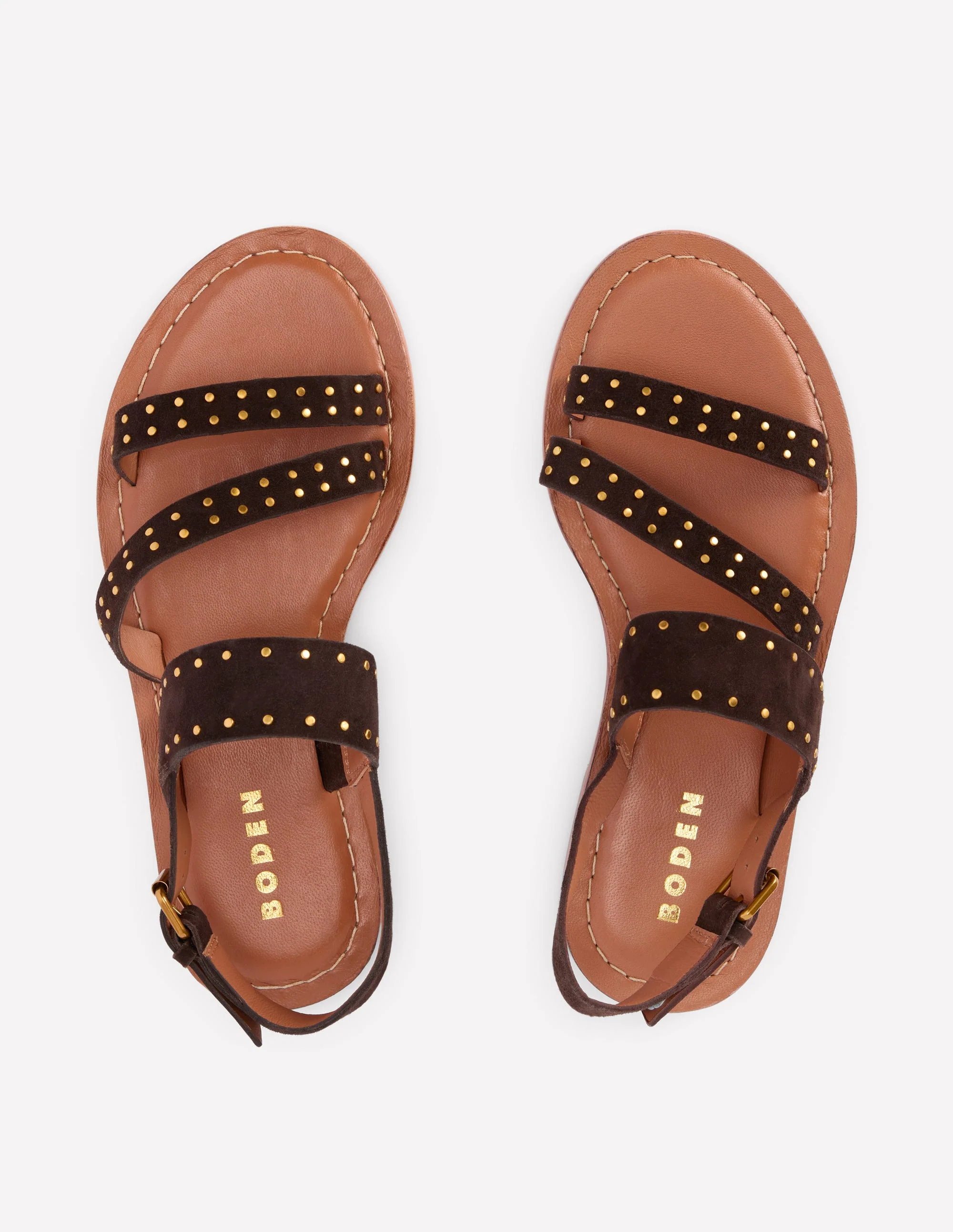 Asymmetric Sandal-Bitter Chocolate - Image 5