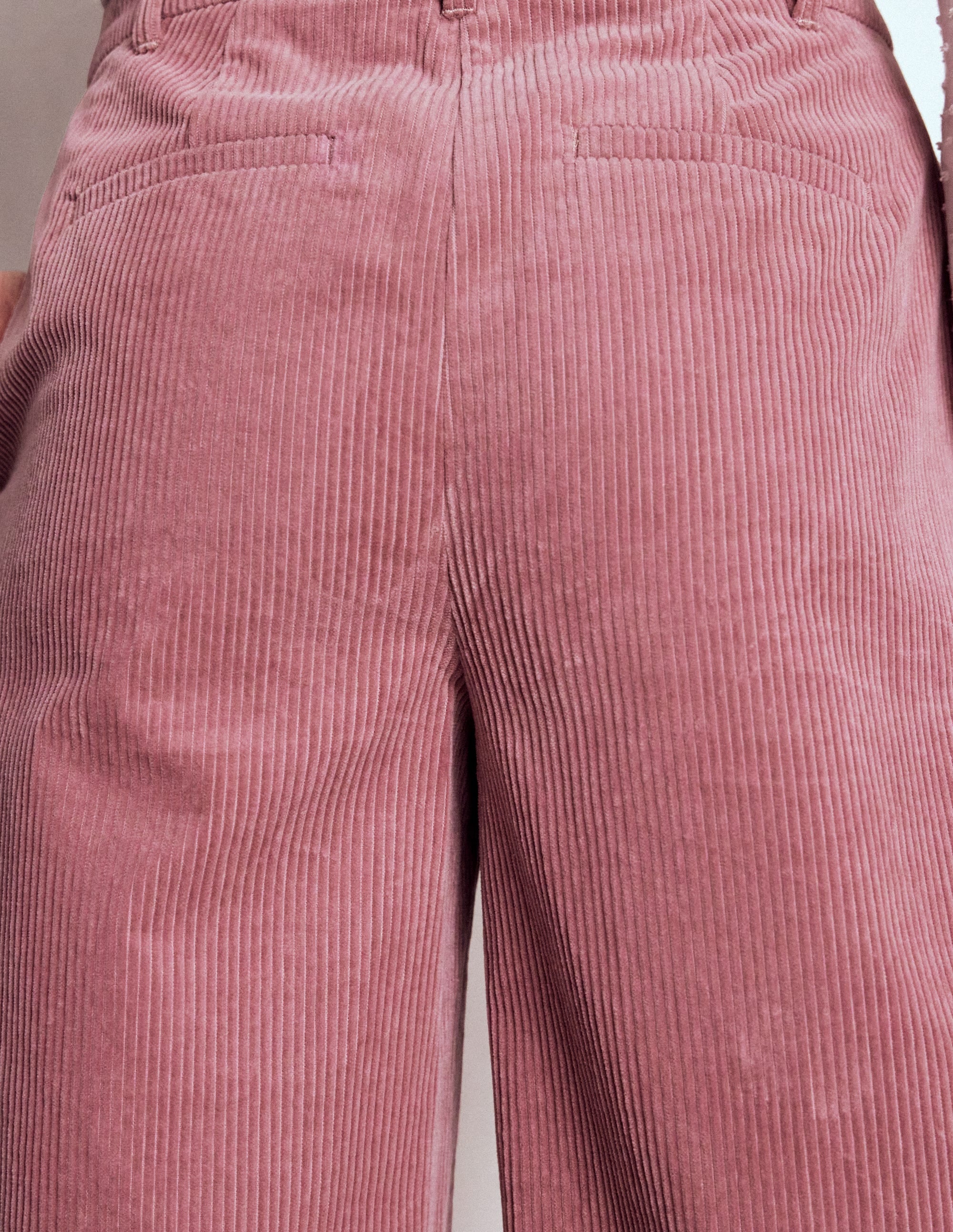 Belgravia Chunky Cord Trousers-Blushing Rose - Image 5