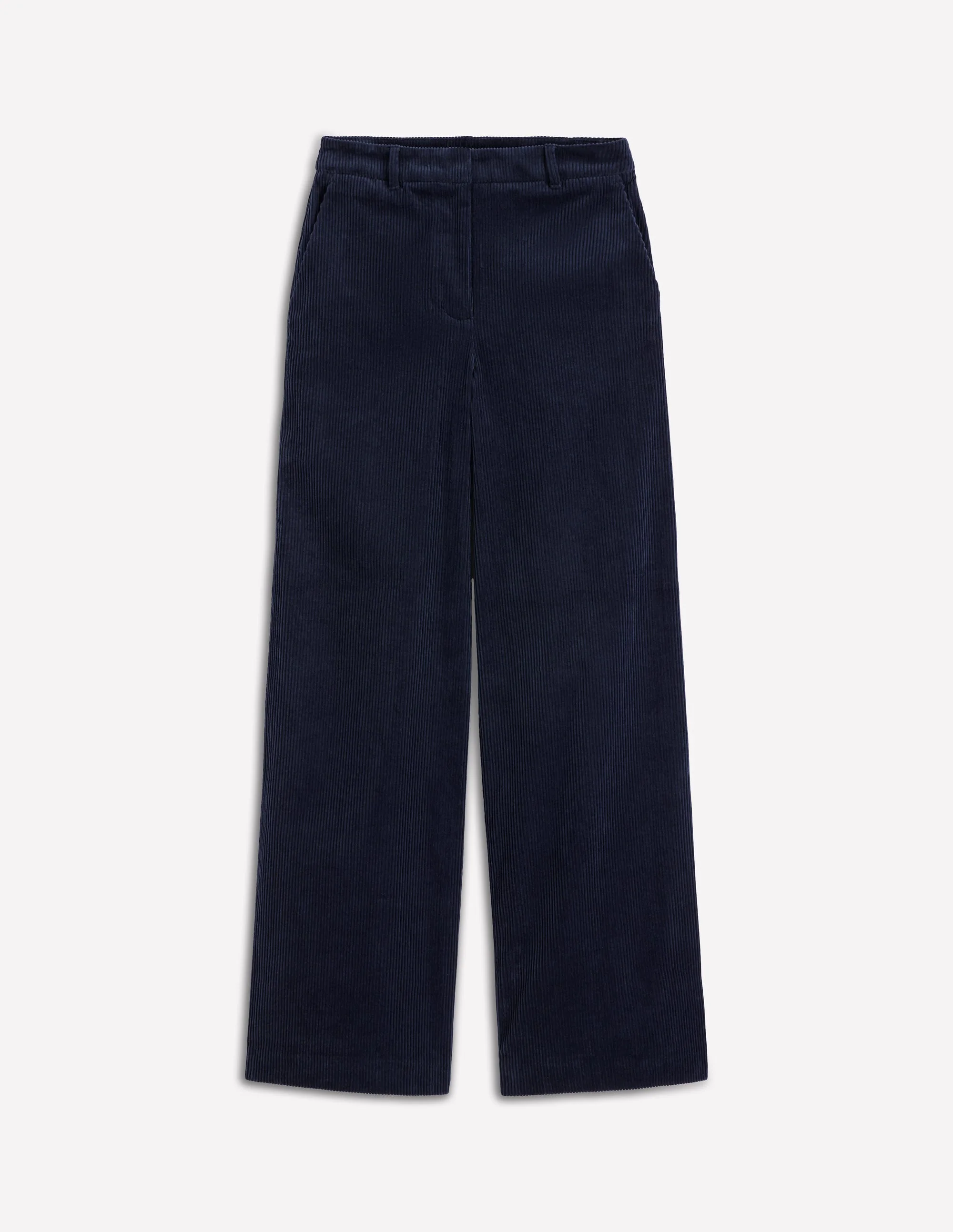 Belgravia Chunky Cord Trousers-Navy - Image 6