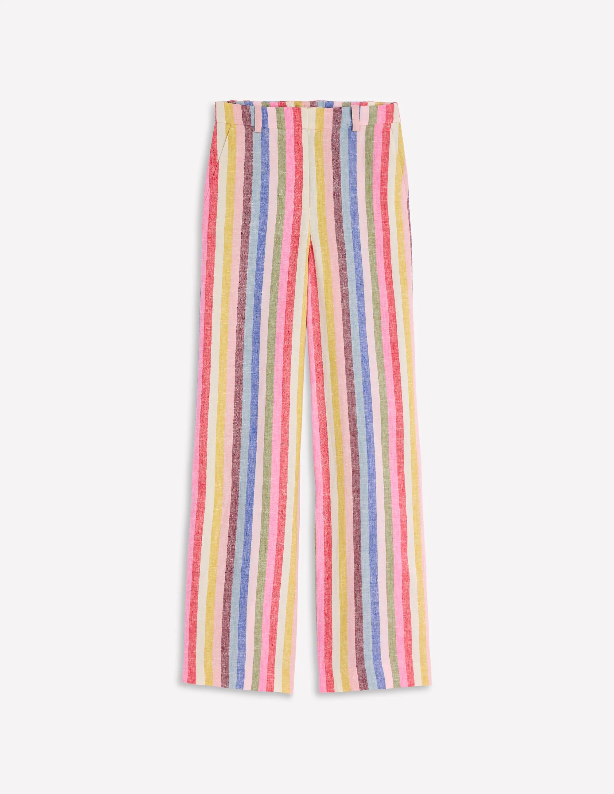 Belgravia Linen Trousers-Multi Stripe - Image 7