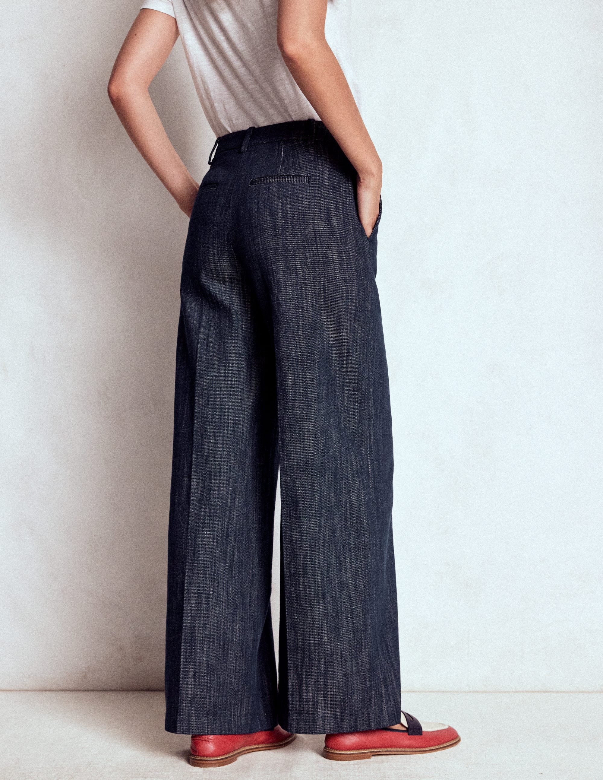 Belgravia Twill Trousers-Navy Indigo - Image 5