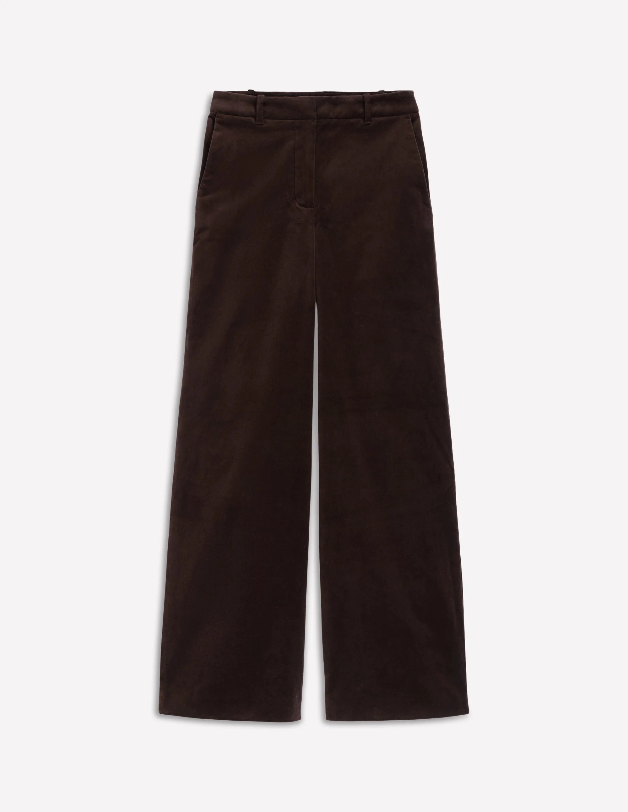 Belgravia Velvet Trousers-Espresso - Image 6