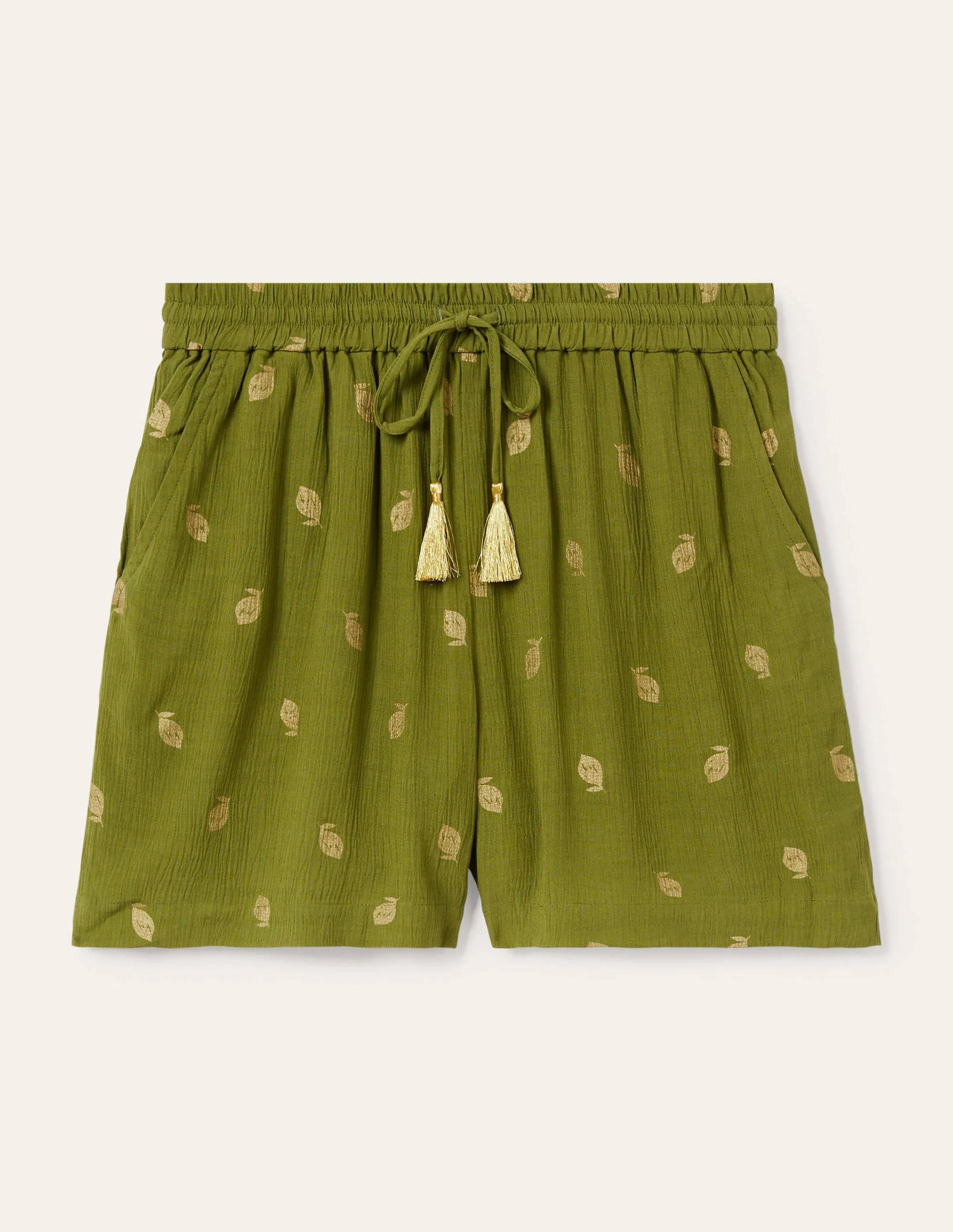 Bembridge Shorts-Pea, Citrus Fruit Foil - Image 6