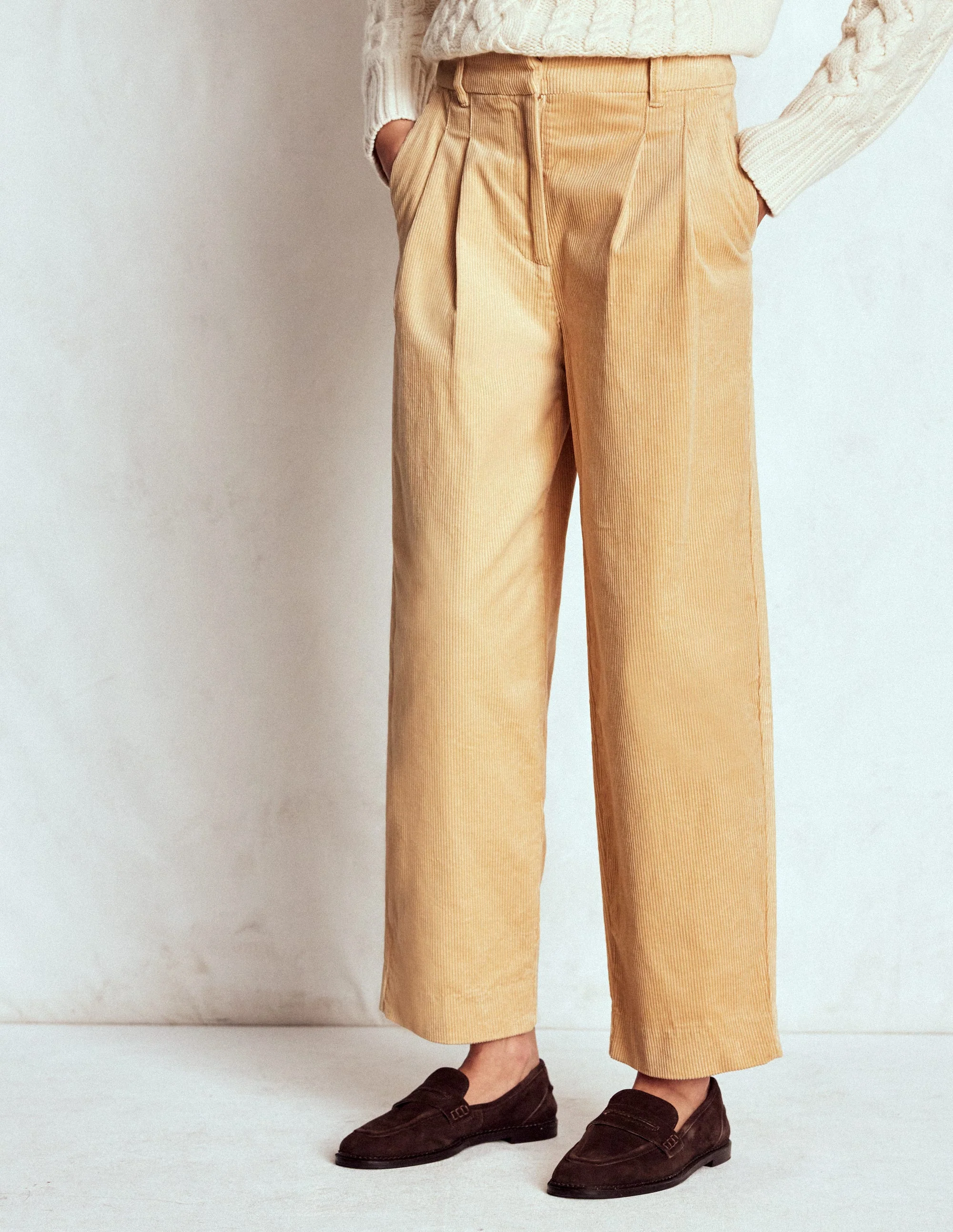 Bloomsbury Cord Trousers-Stone - Image 4