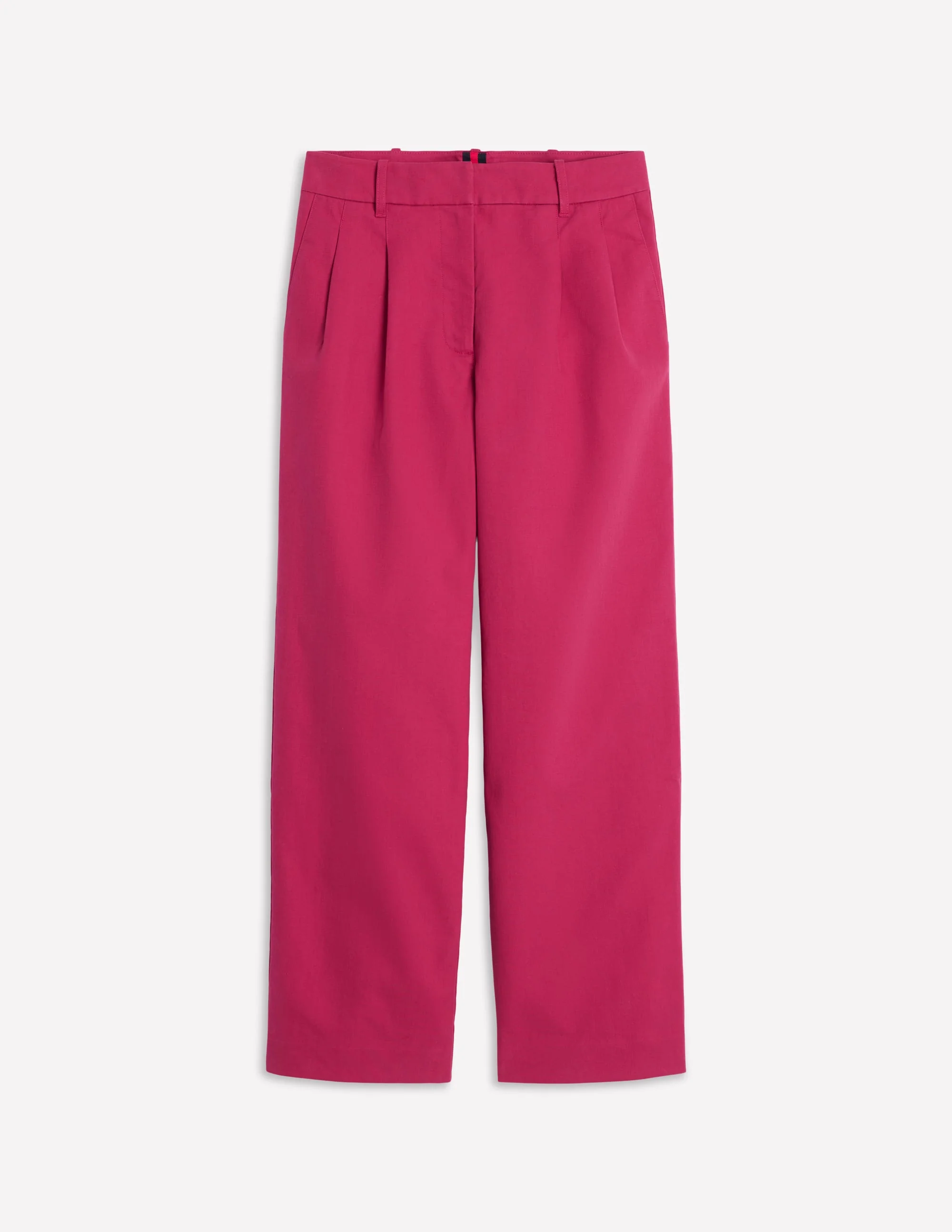 Bloomsbury Cotton Trousers-Bright Cherry - Image 6