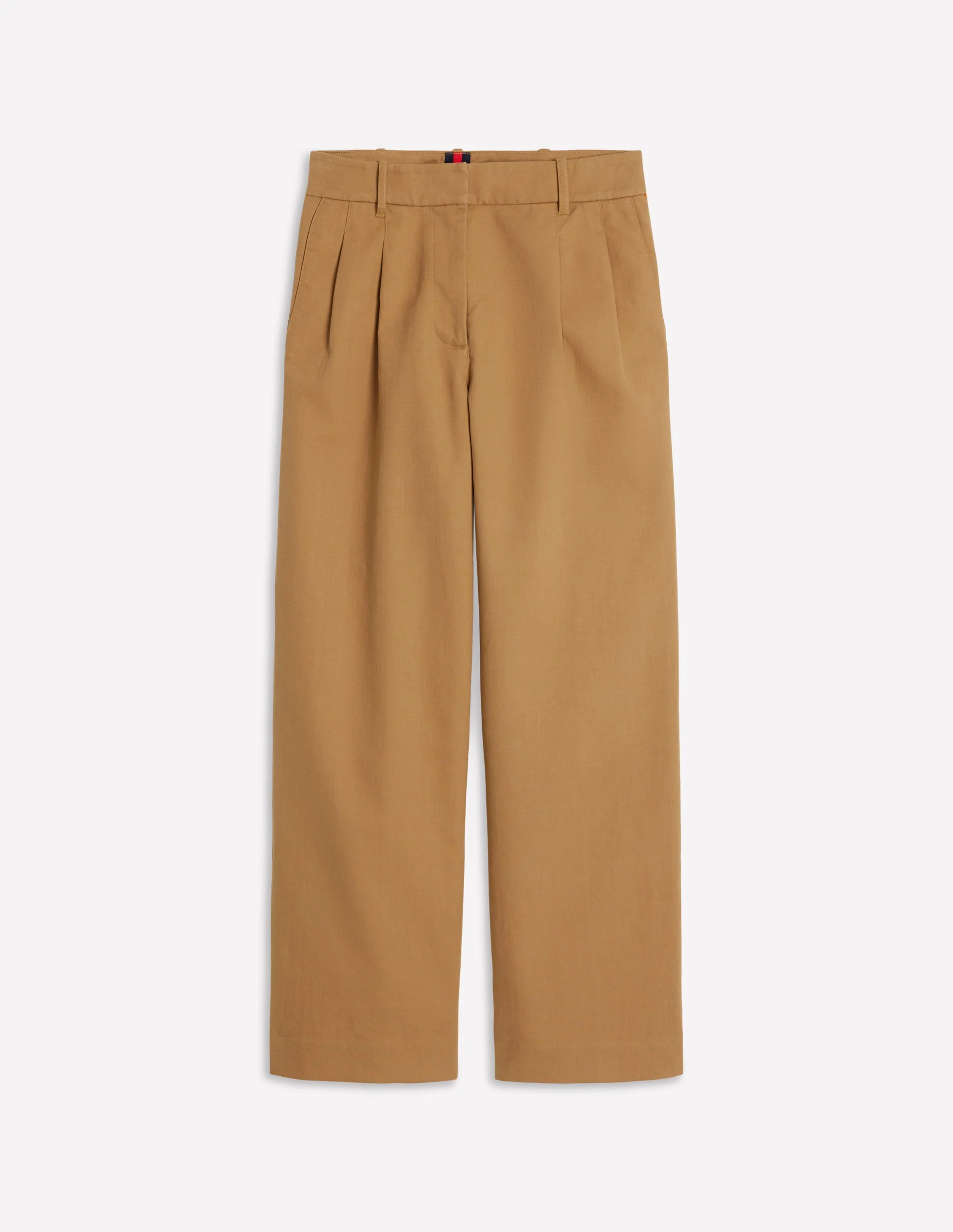 Bloomsbury Cotton Trousers-Camel - Image 5