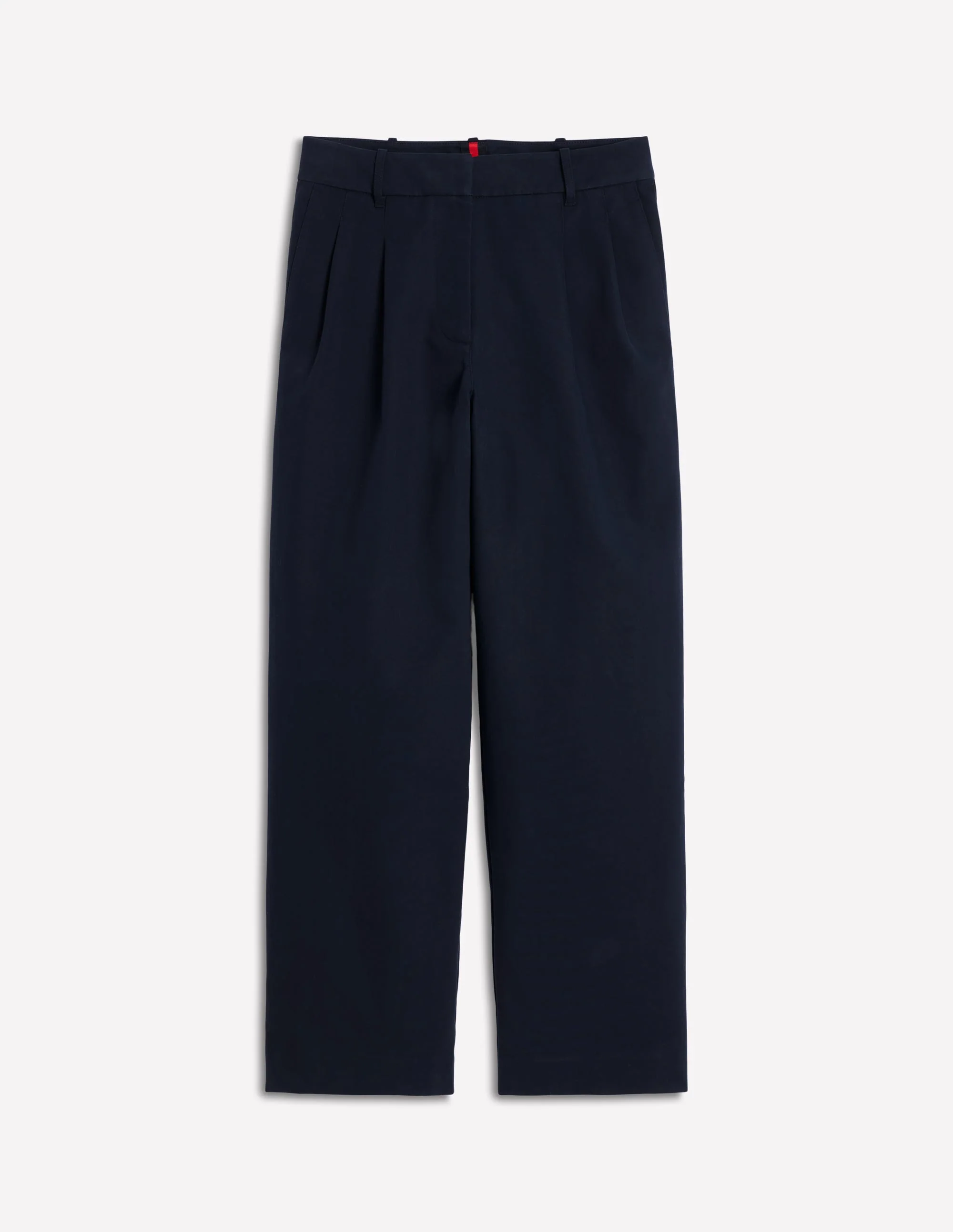 Bloomsbury Cotton Trousers-NAVY - Image 6