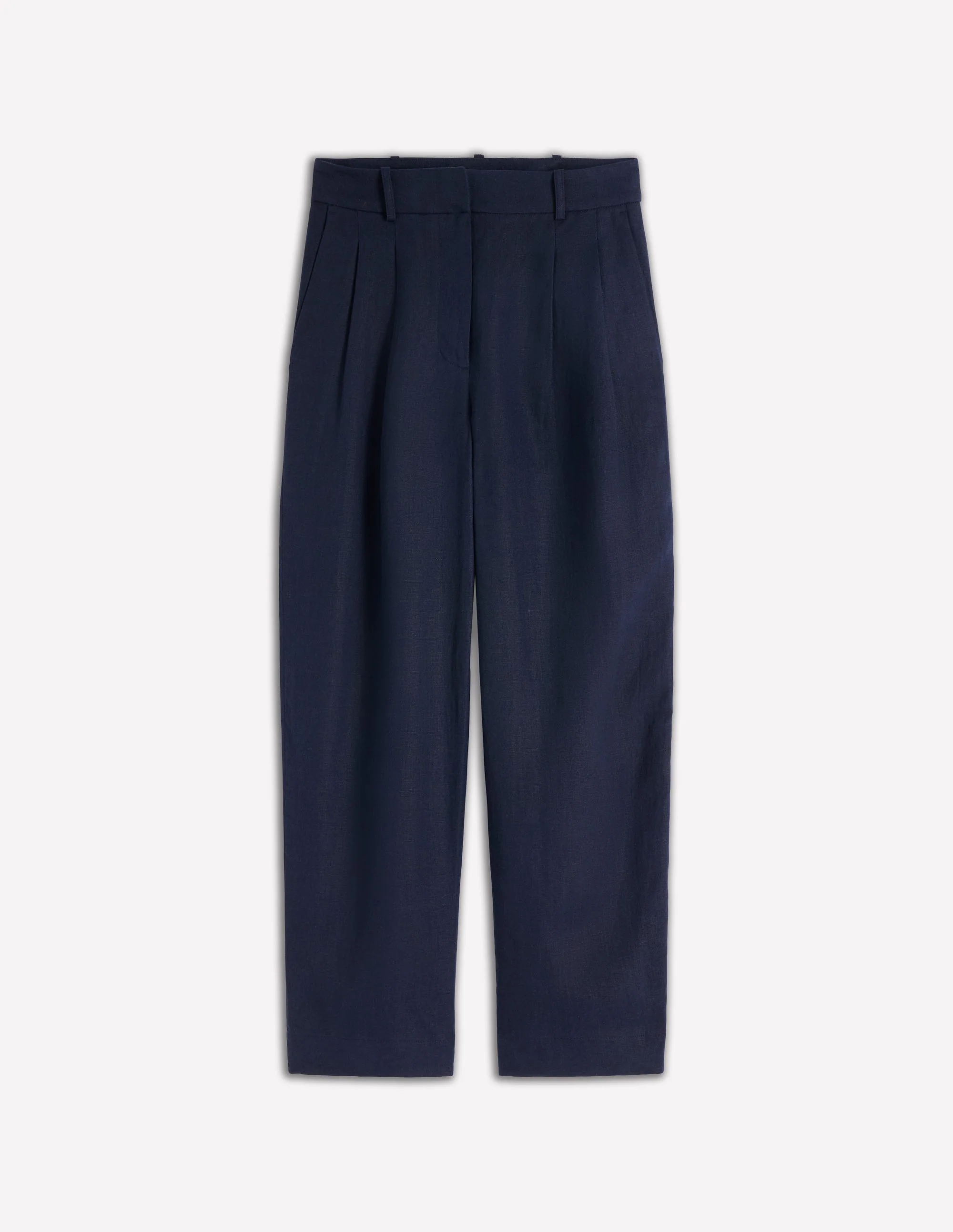 Bloomsbury Linen Trousers-Navy - Image 6