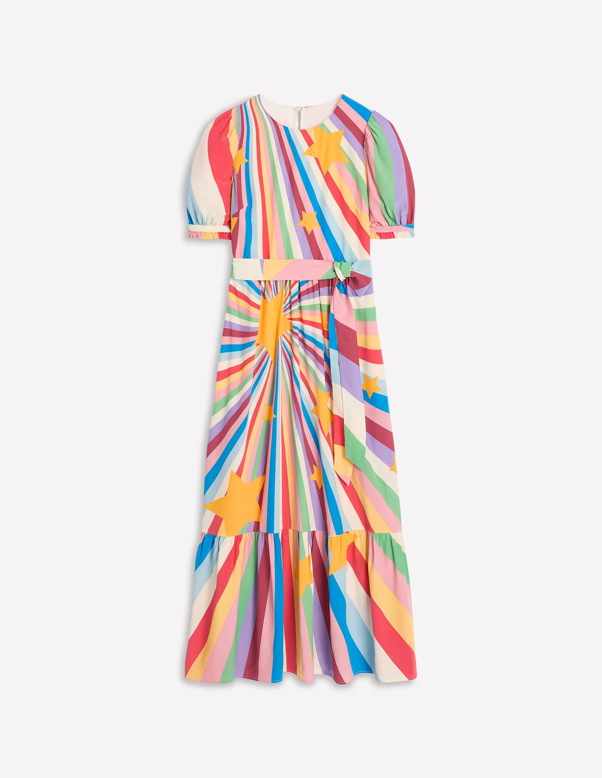 Blouson Crew Neck Dress-Multi, Supernova - Image 6