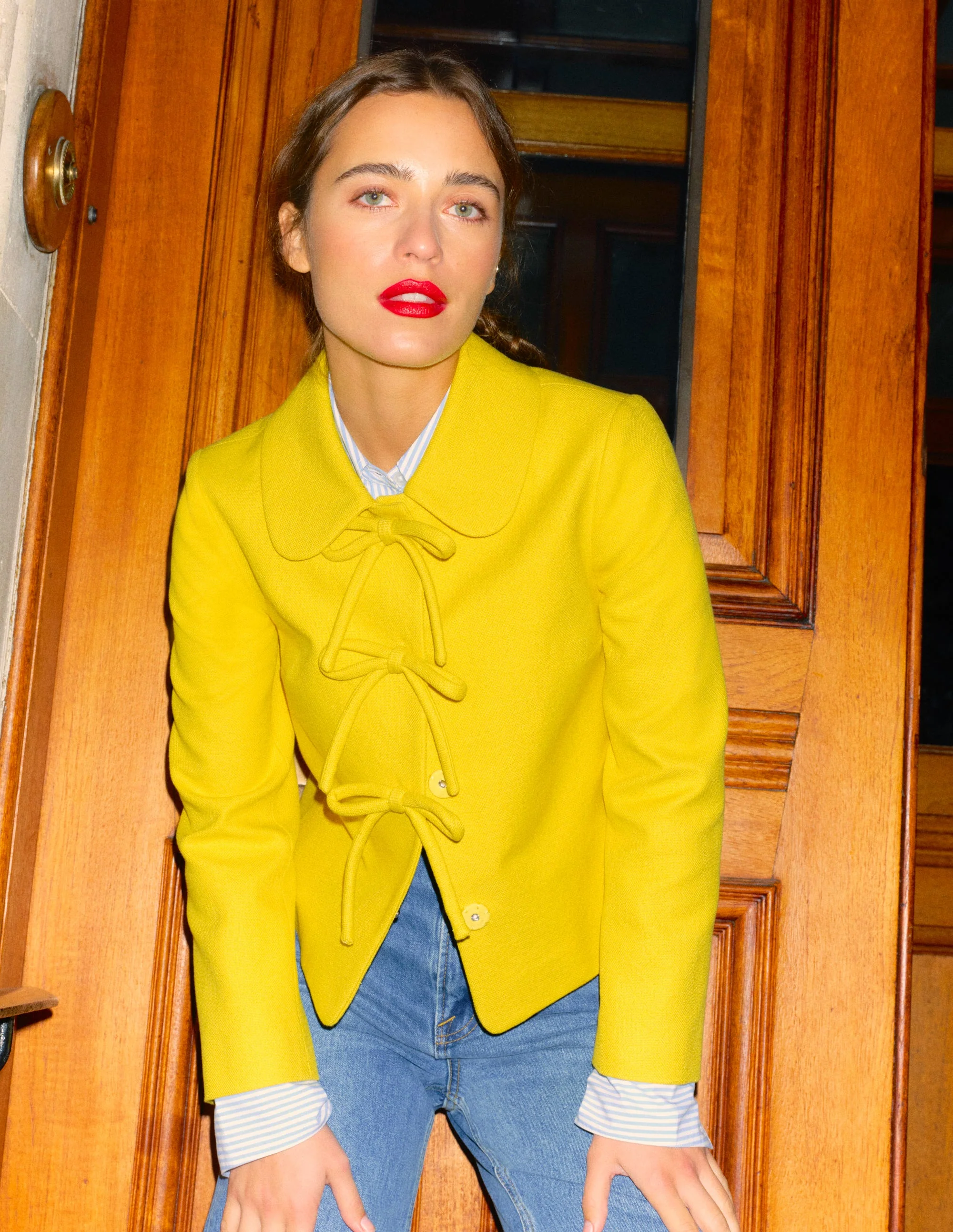 Bow Jacket-Pineapple Yellow - Image 2