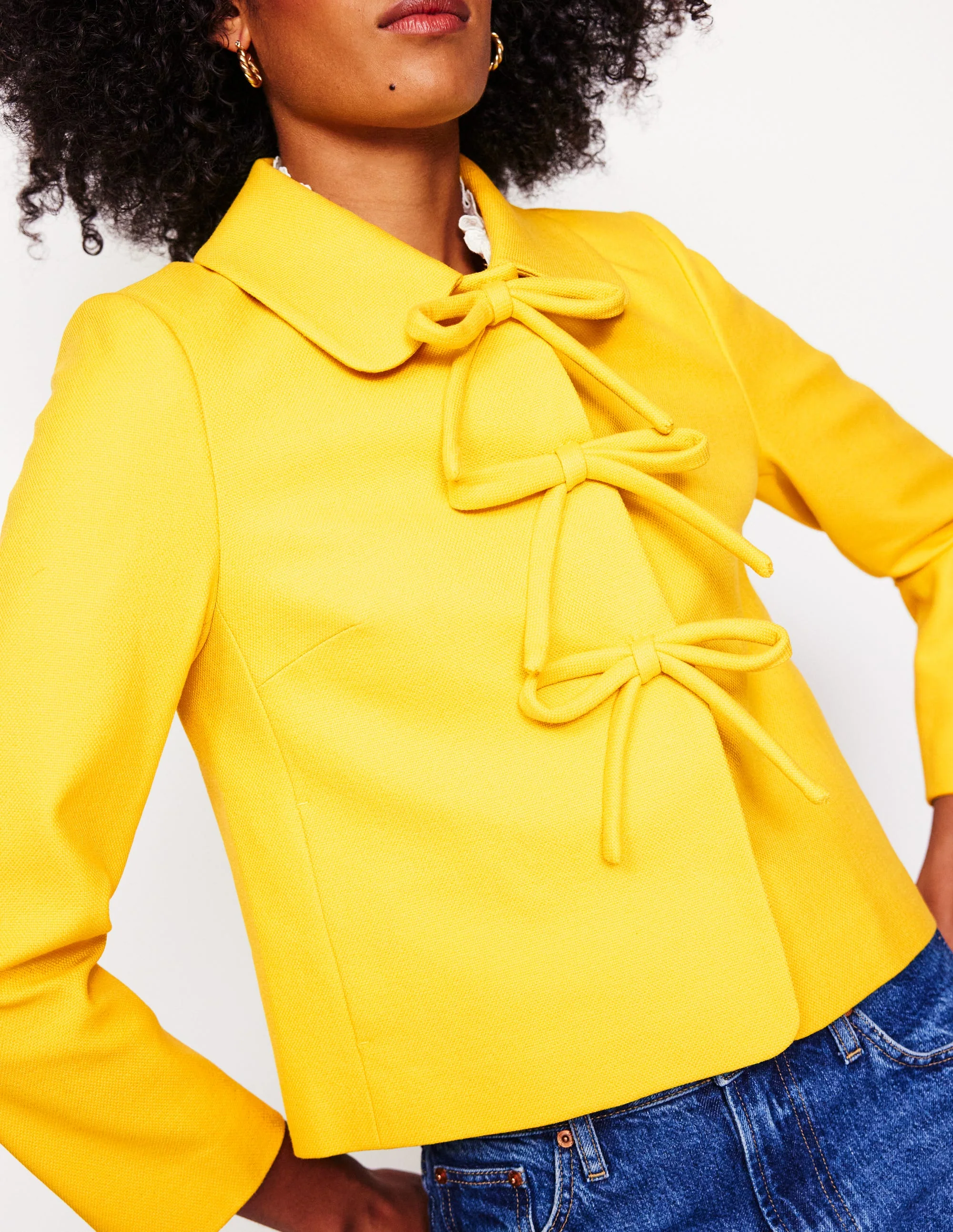 Bow Jacket-Pineapple Yellow - Image 3