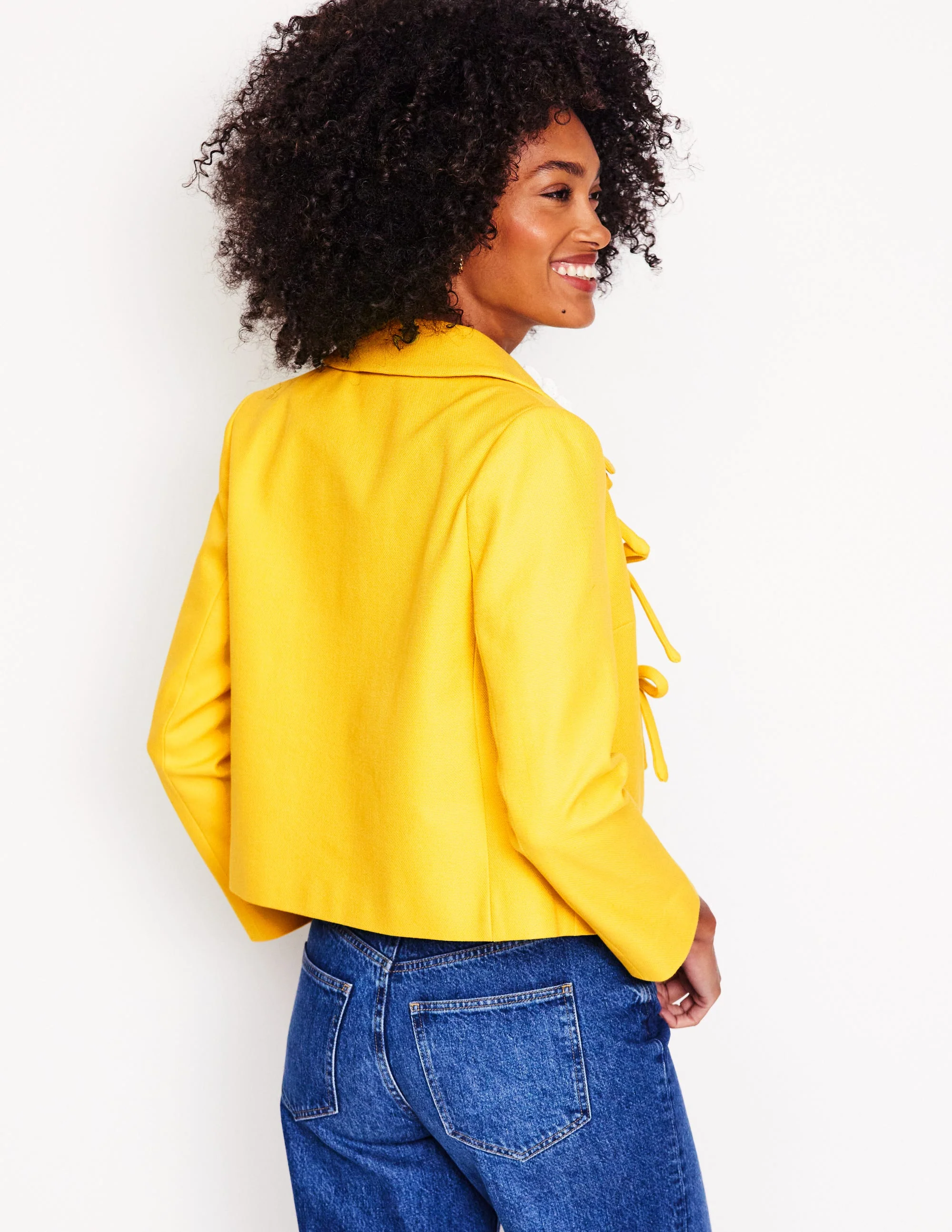 Bow Jacket-Pineapple Yellow - Image 4