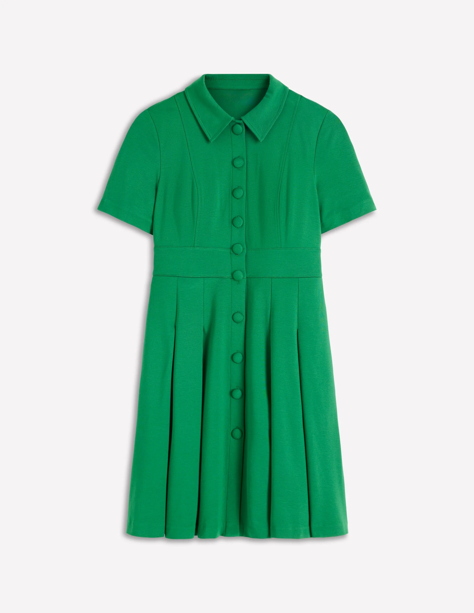 Bridget Ponte Short Dress-Fresh Green - Image 5
