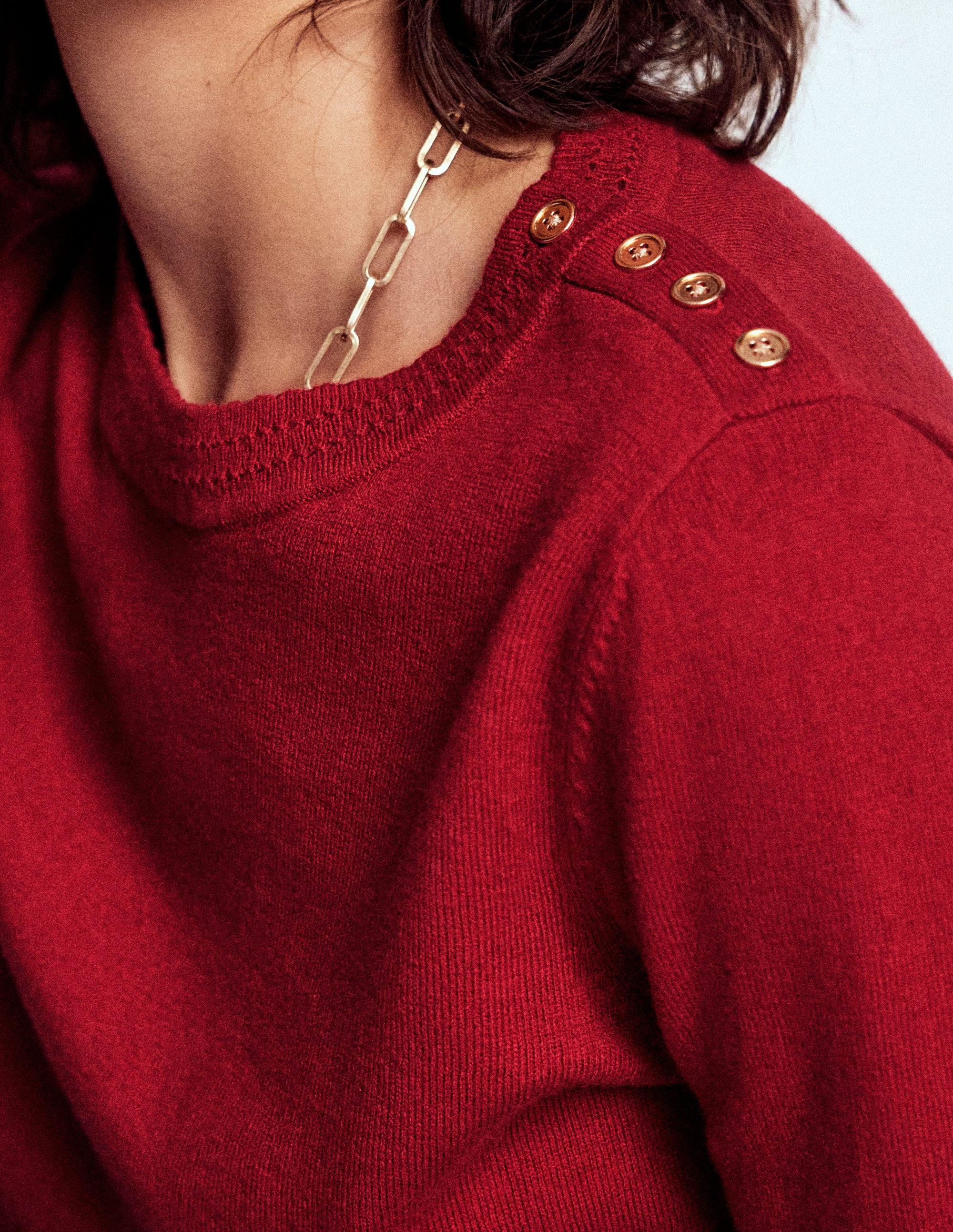 Briony Stitch Jumper-Red Liquorice - Image 3