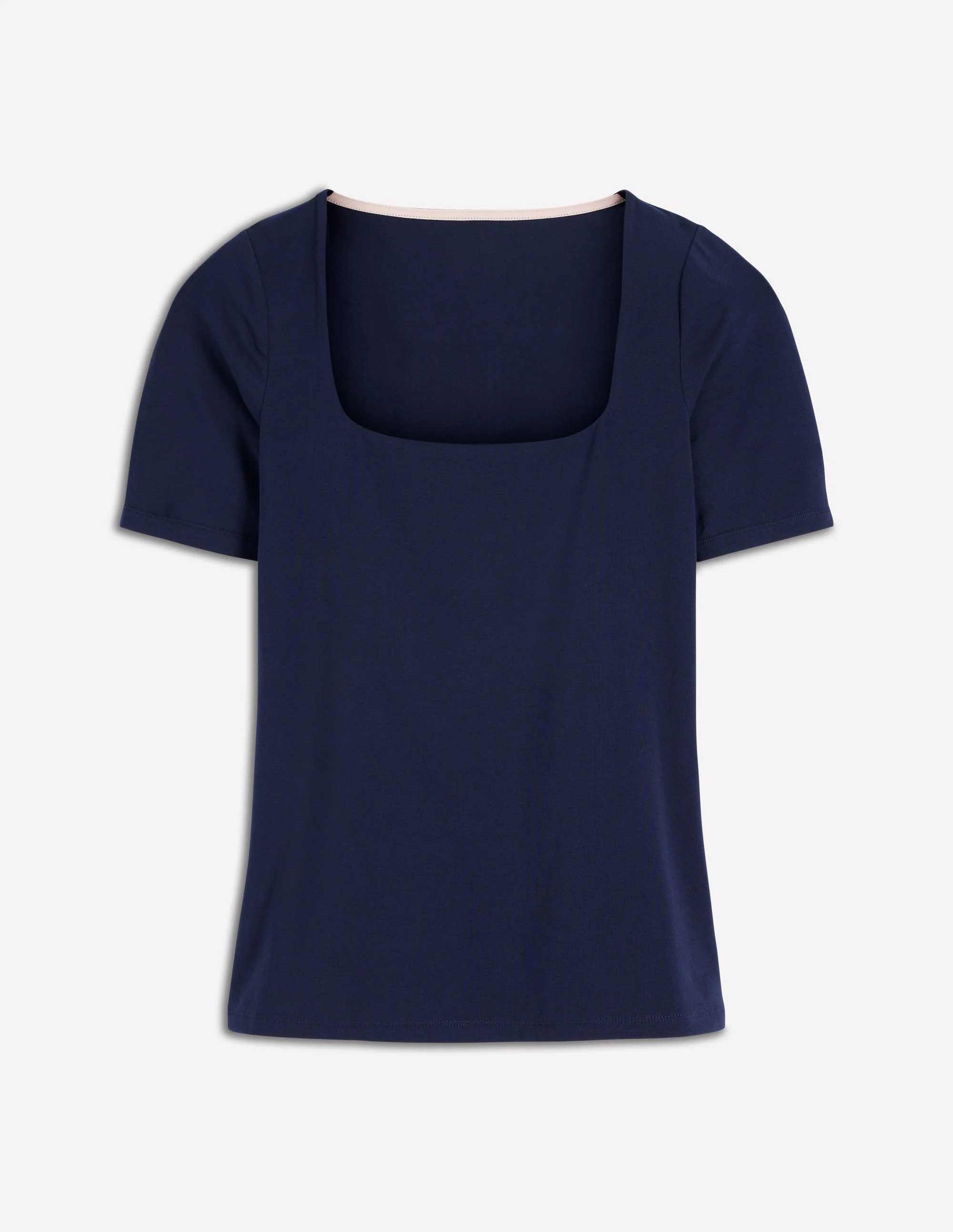 Brooke Double Layer T-shirt-Navy - Image 5
