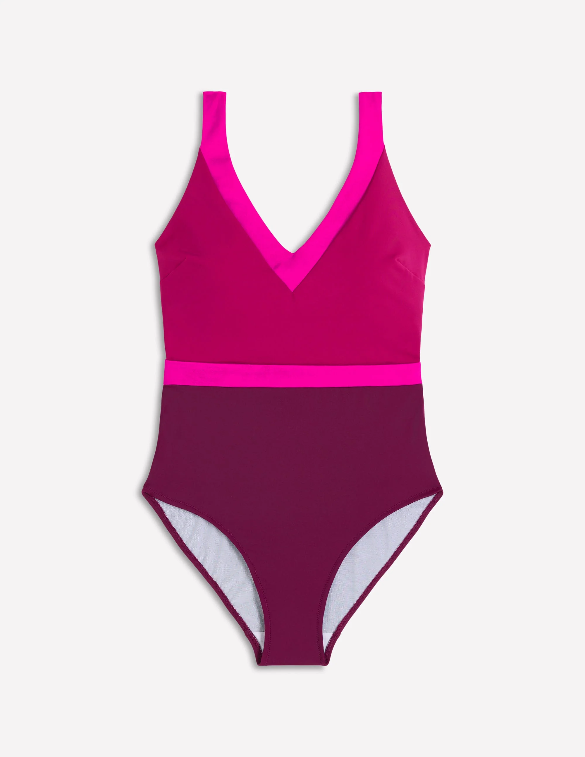 Campania Cross-back Swimsuit-Chocberry Colourblock - Image 6