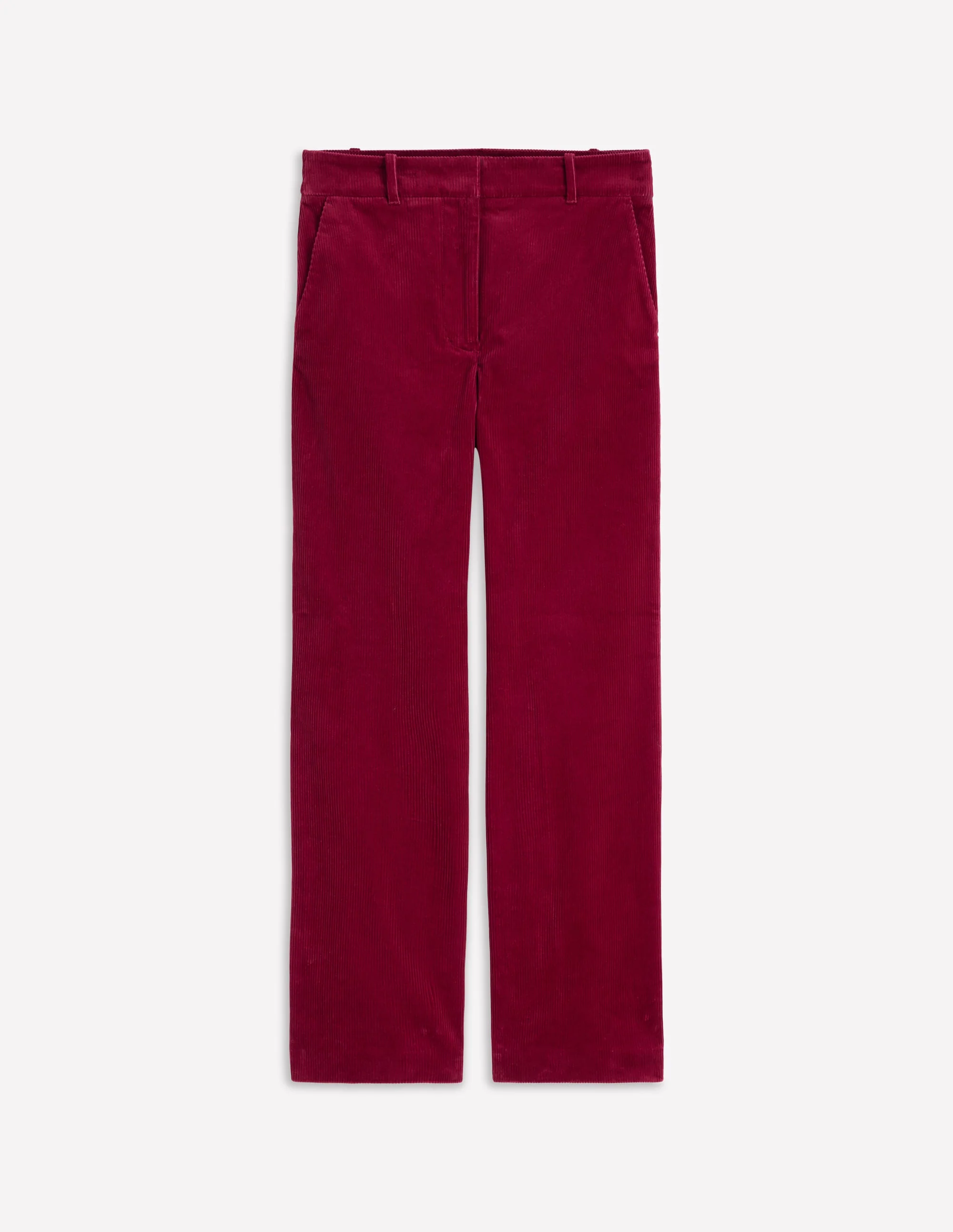 Canonbury Cord Trousers-Burgundy Red - Image 7
