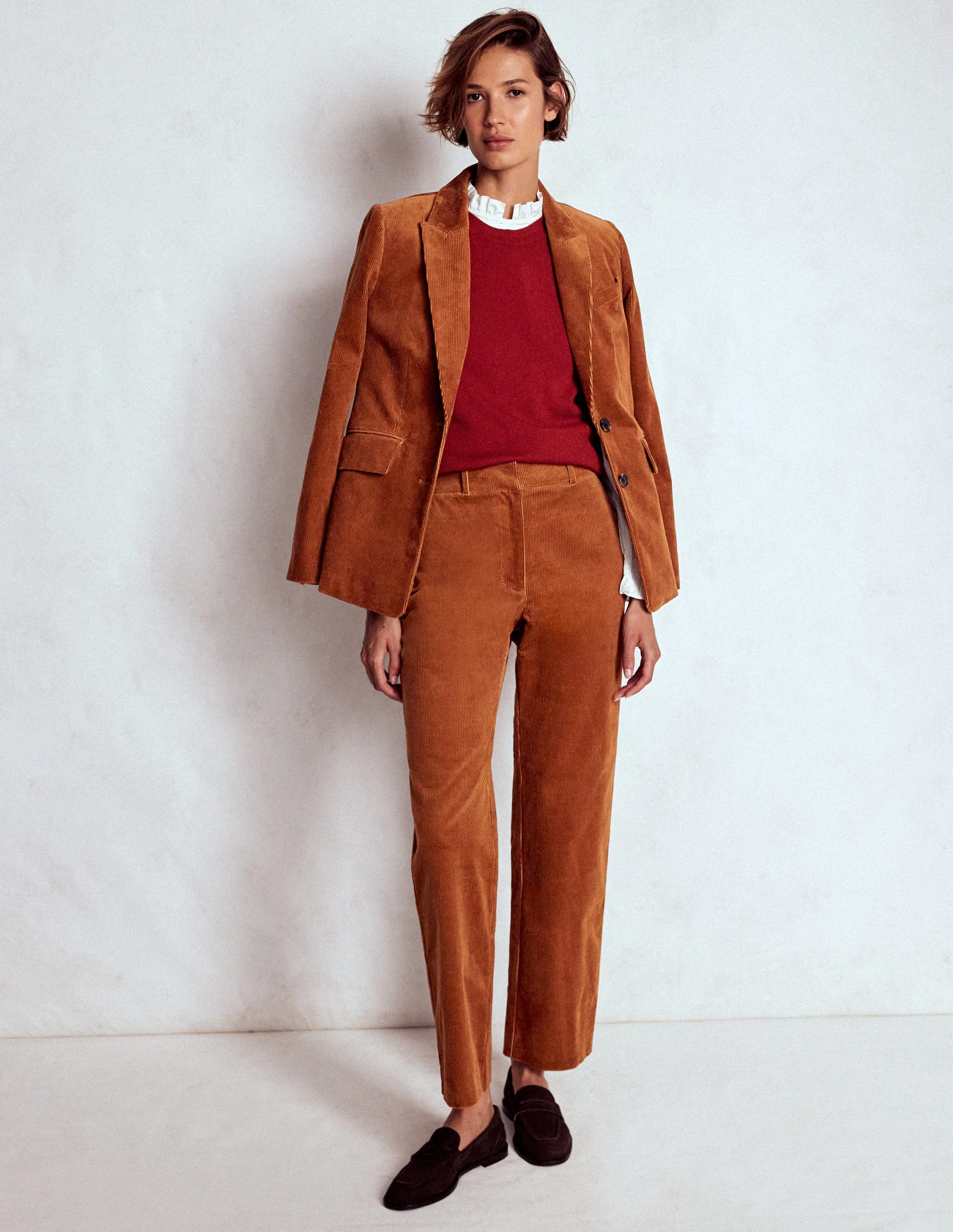 Canonbury Cord Trousers-Ginger