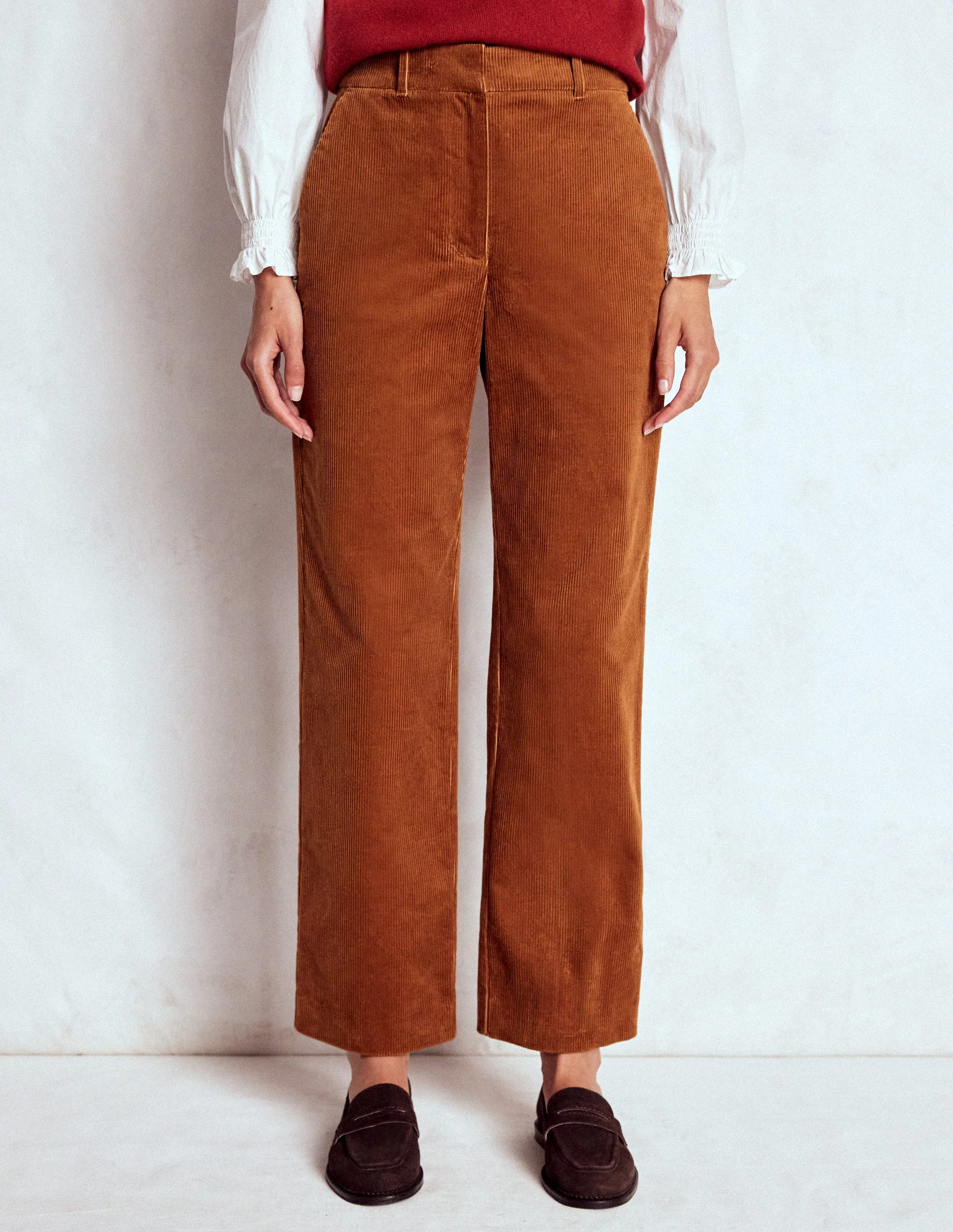 Canonbury Cord Trousers-Ginger - Image 5