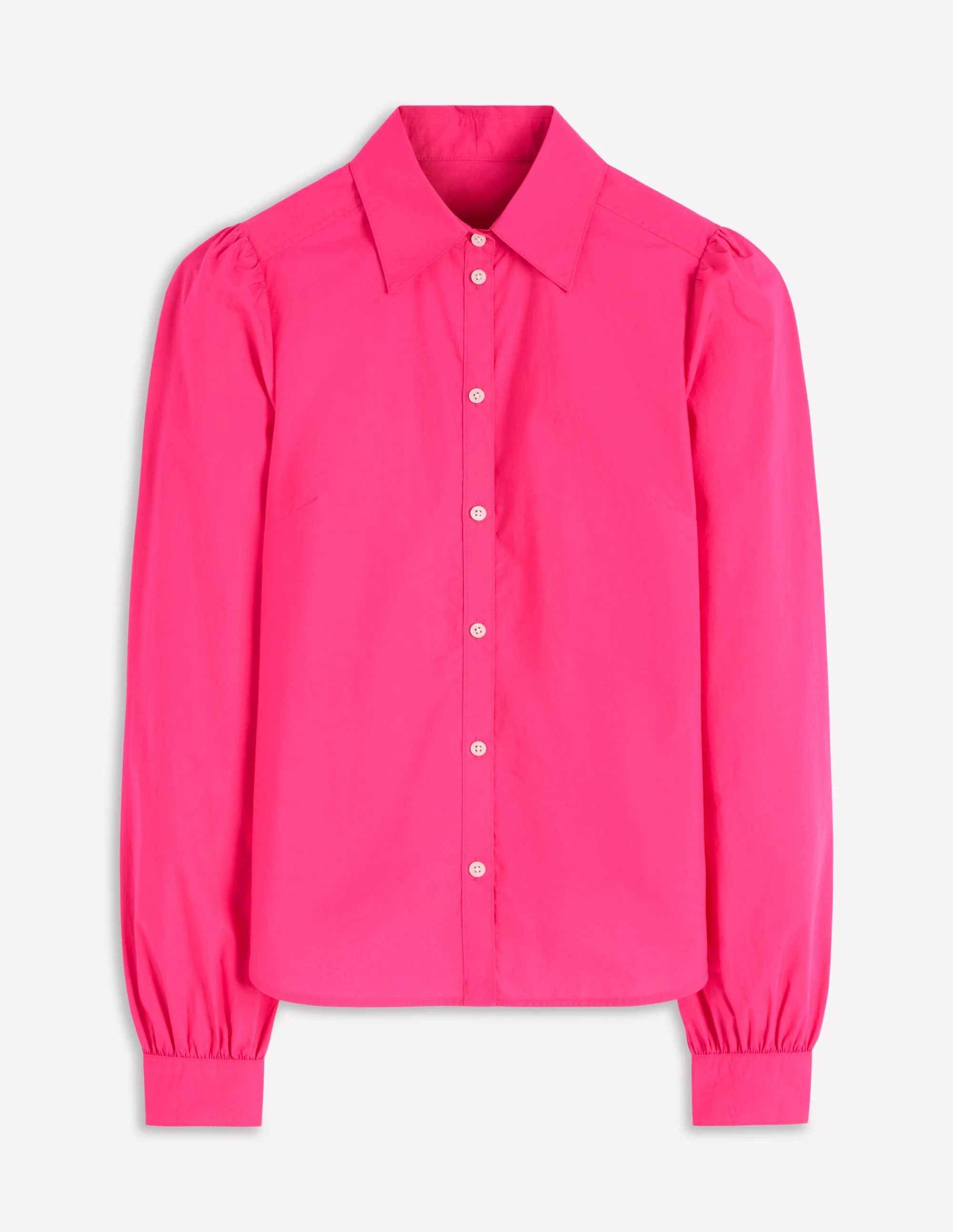 Cara Cotton Shirt-Pop Pansy - Image 5