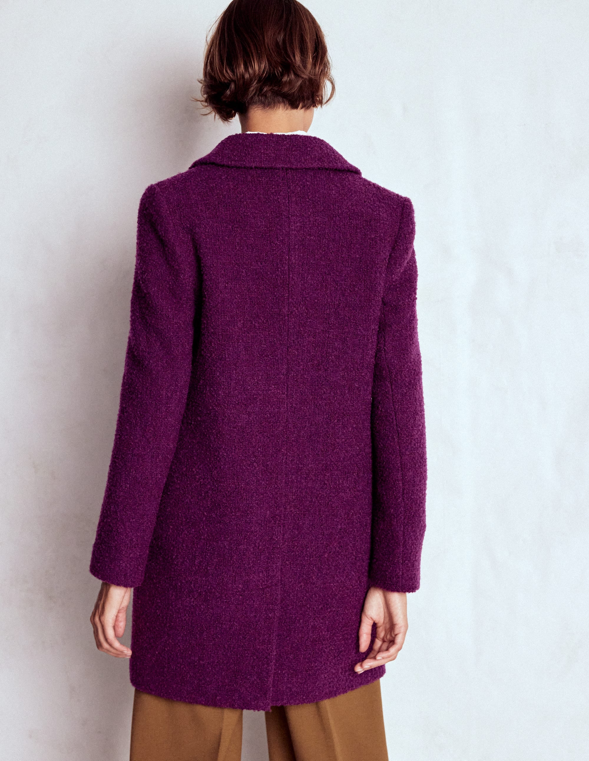 Carlisle Wool Coat-Plum Jam - Image 3