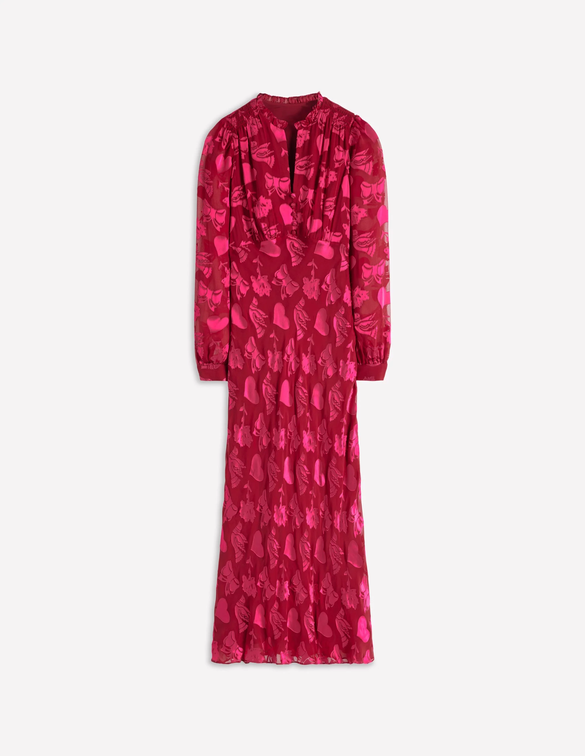 Cassie Devore Midi Tea Dress-Pink Peony, Dainty Medley - Image 7