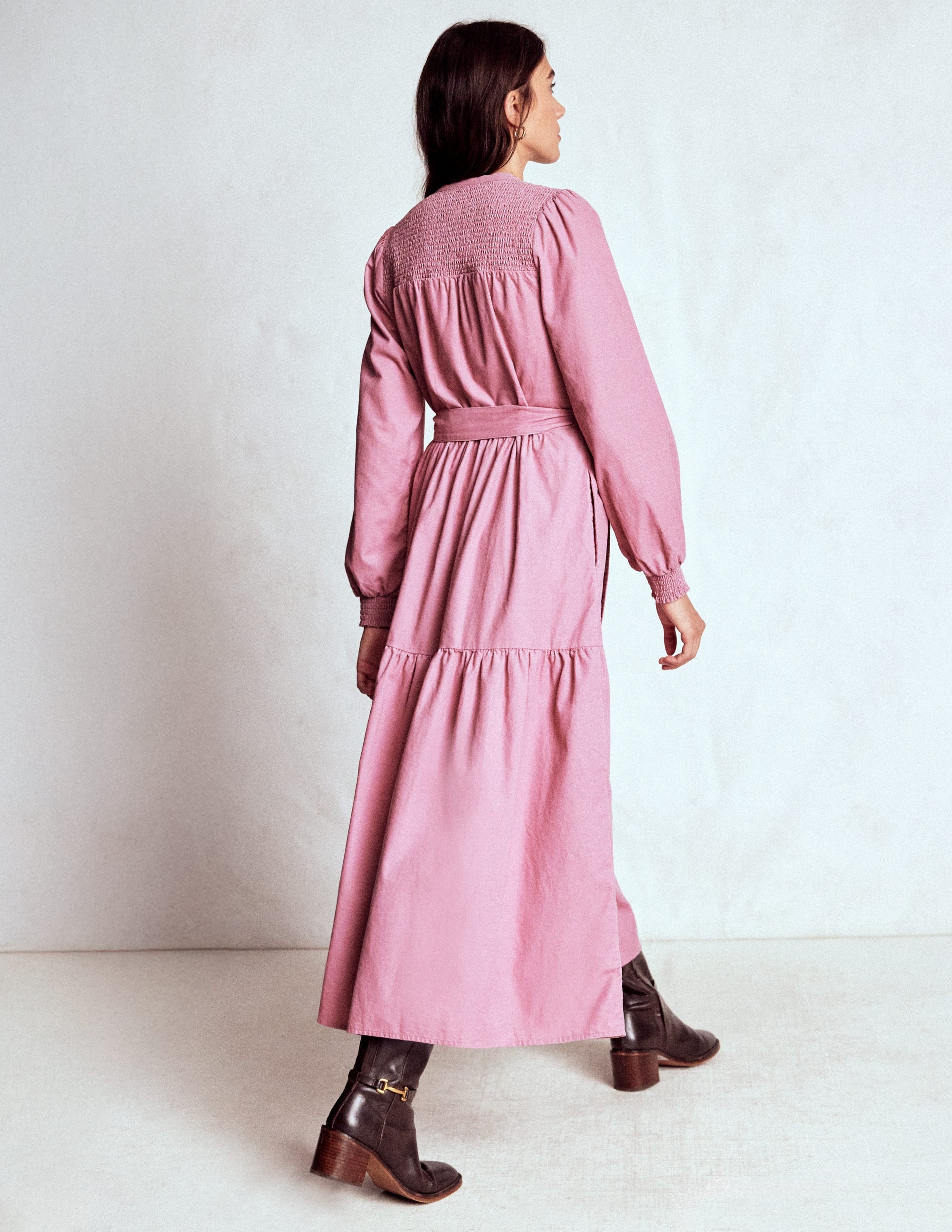 Cecily Cord Midi Dress-Pink Haze - Image 3